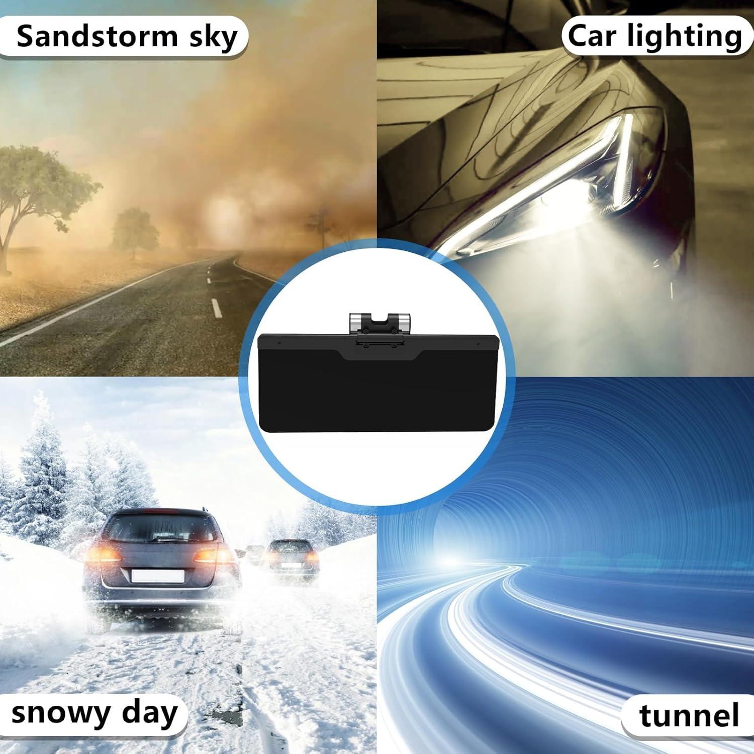 Extensor de Visera Solar ERAMONG ZHE2 Ajustable Negro