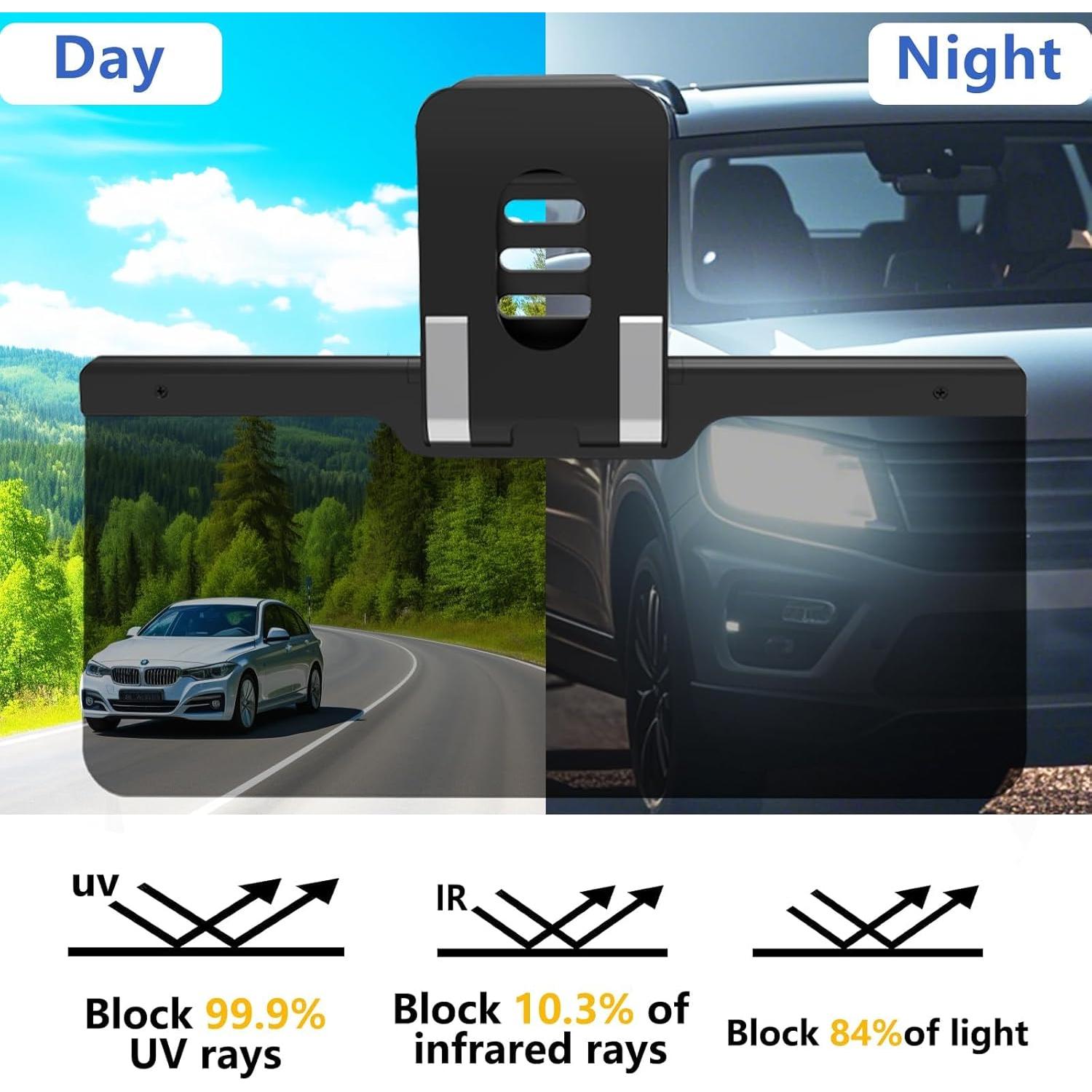 Extensor de Visera Solar ERAMONG ZHE2 Ajustable Negro