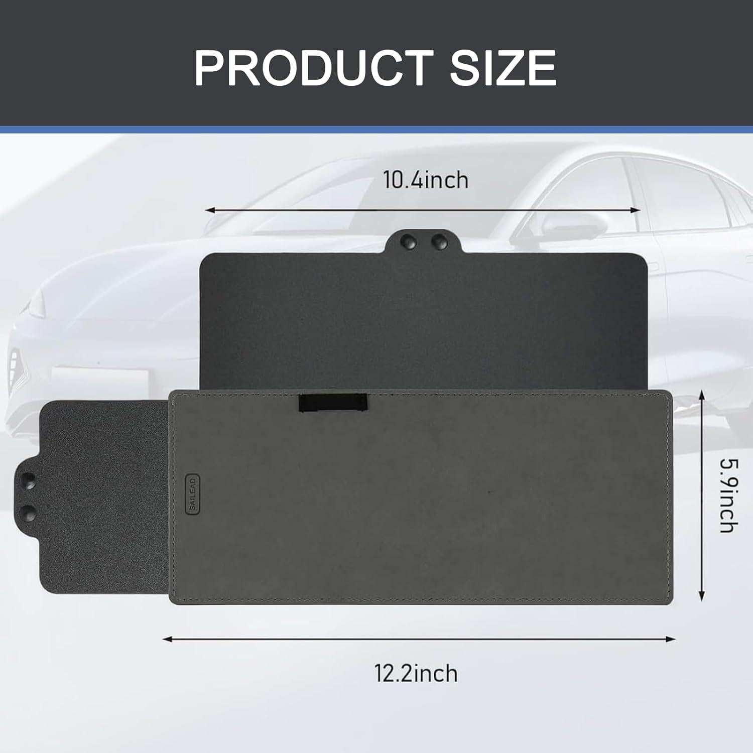 Extensor de Visera Solar Lekudo Universal 30.99x14.99cm Negro