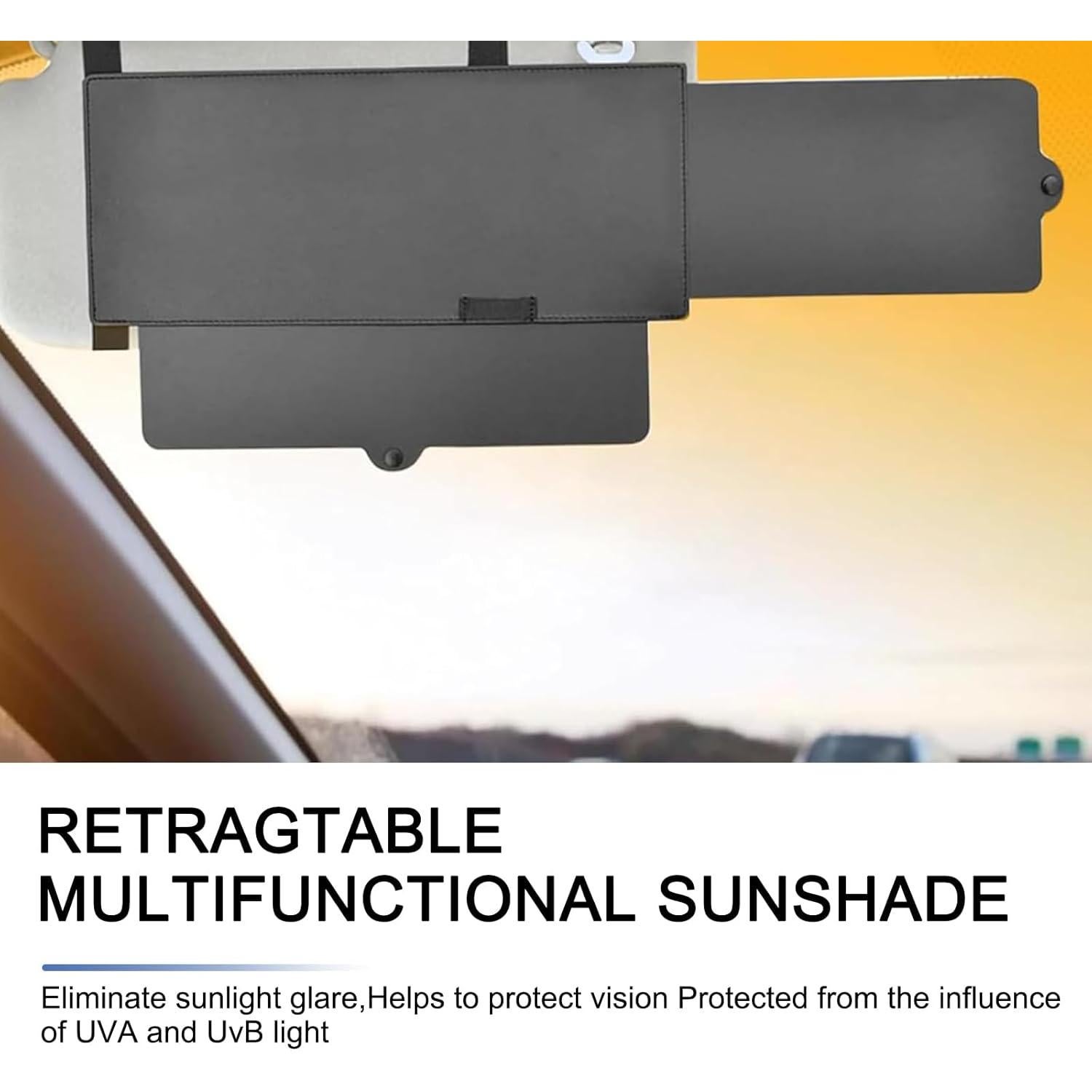 Extensor de Visera Solar Lekudo Universal 30.99x14.99cm Negro