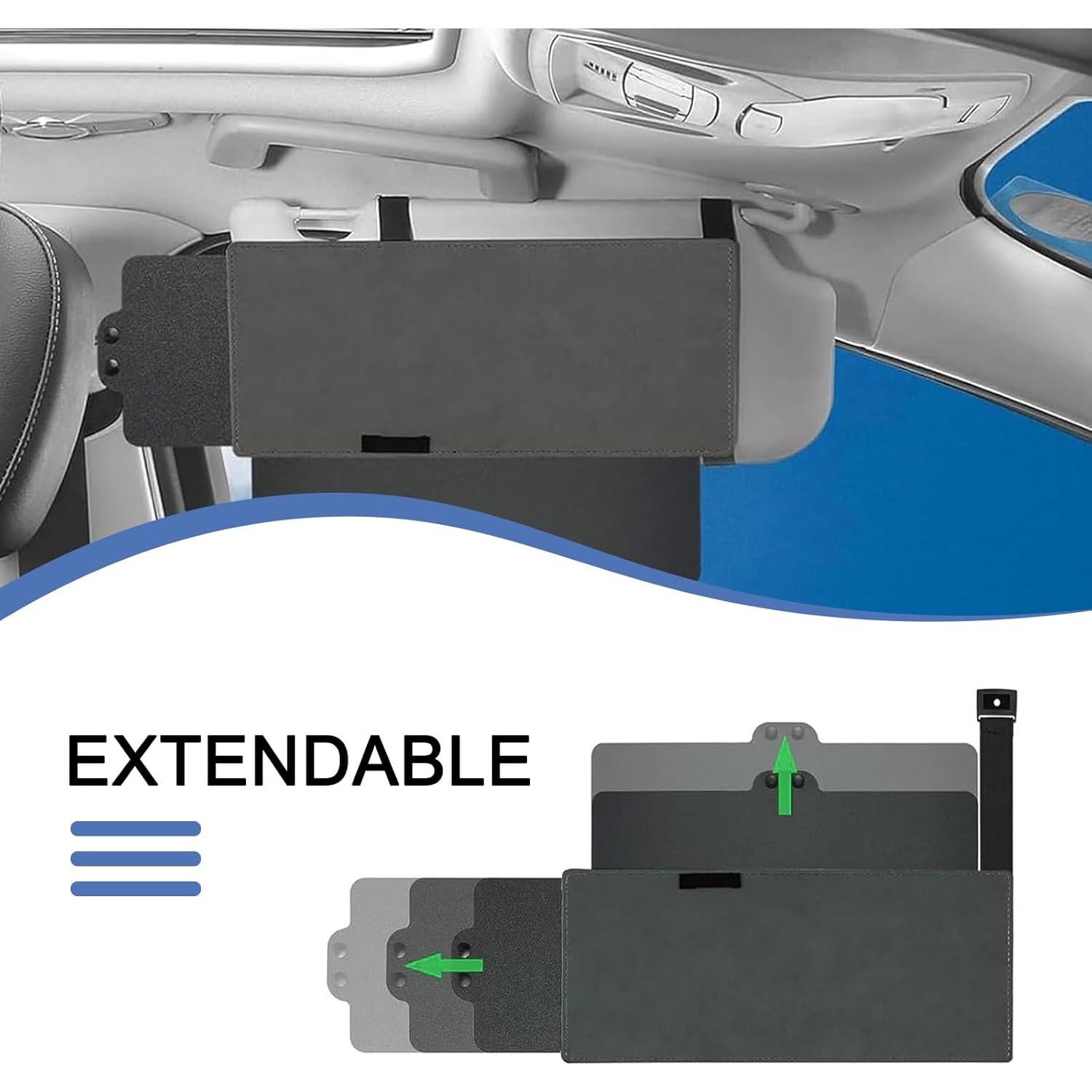 Extensor de Visera Solar Lekudo Universal 30.99x14.99cm Negro