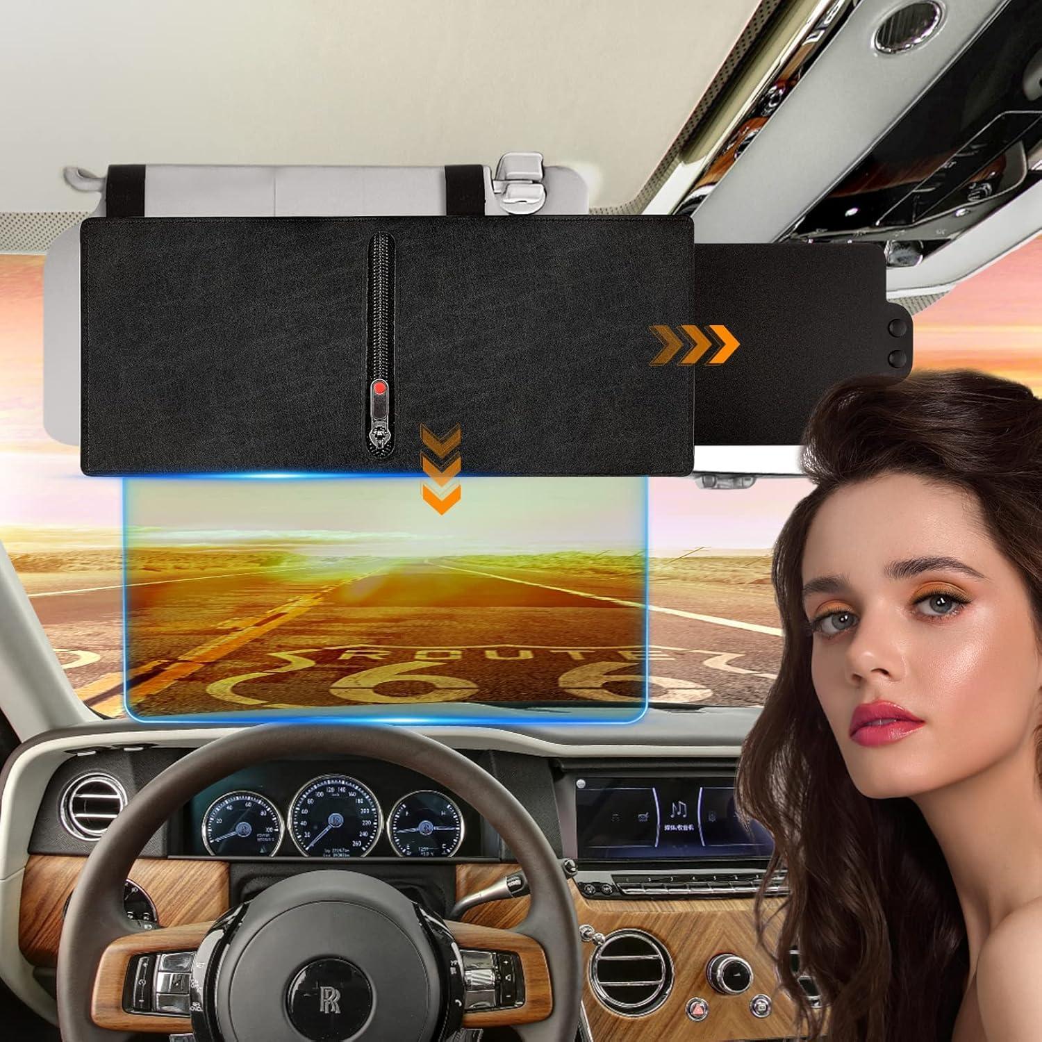 Extensor de Visera de Sol Zeyitian para Automóvil Lado Conductor