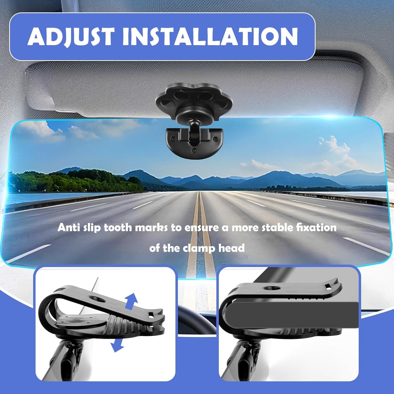 Extensor de Visera Solar Polarizada Figpade 39x15cm Antideslumbrante