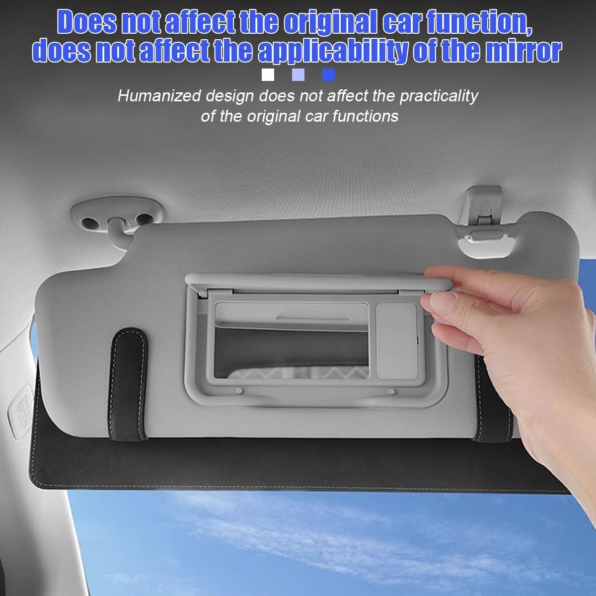 Extensor de Visera Solar HZEL para Automóvil Gris Nieve