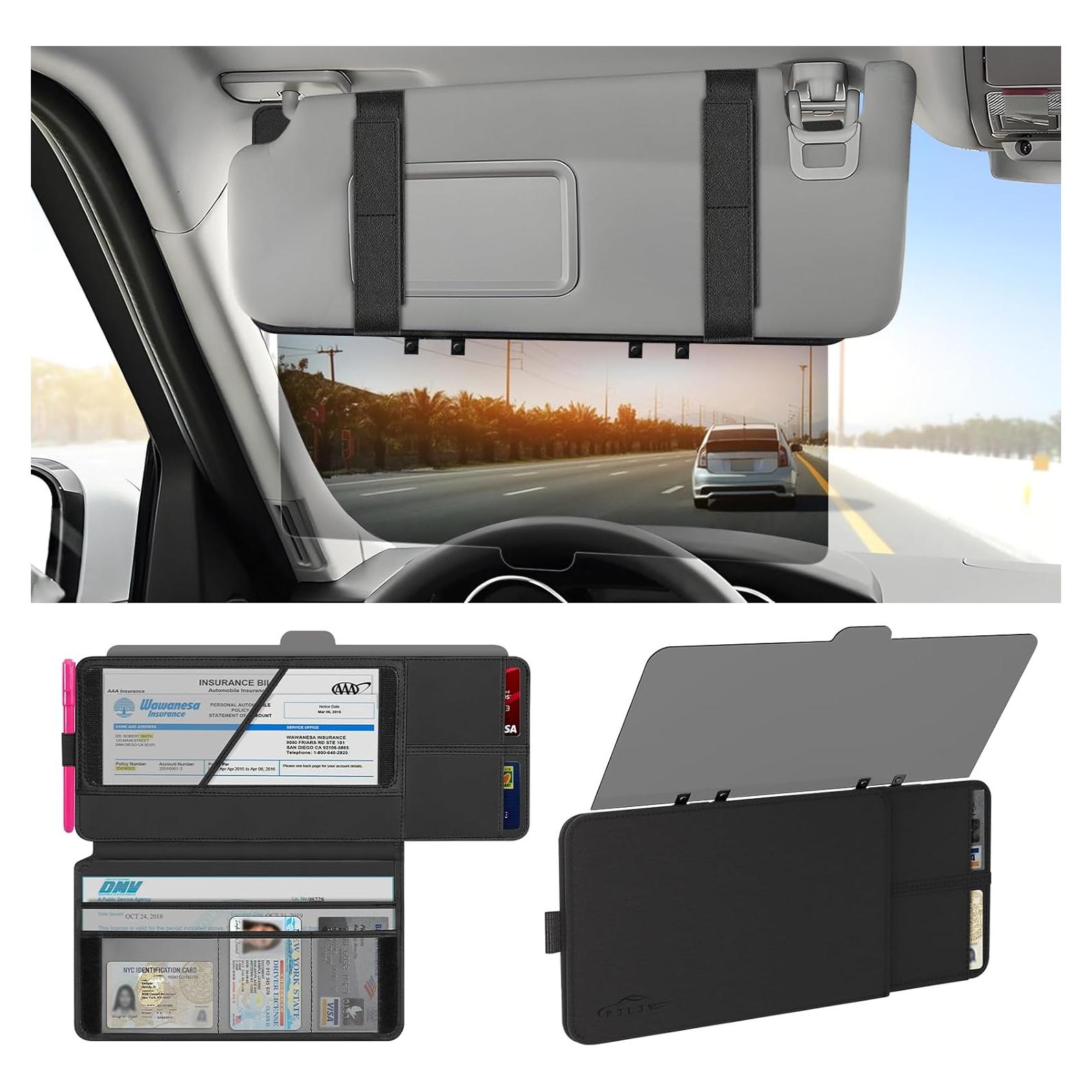 Extensor de Visera Solar PJLJY Polarizado Ajustable con Soporte