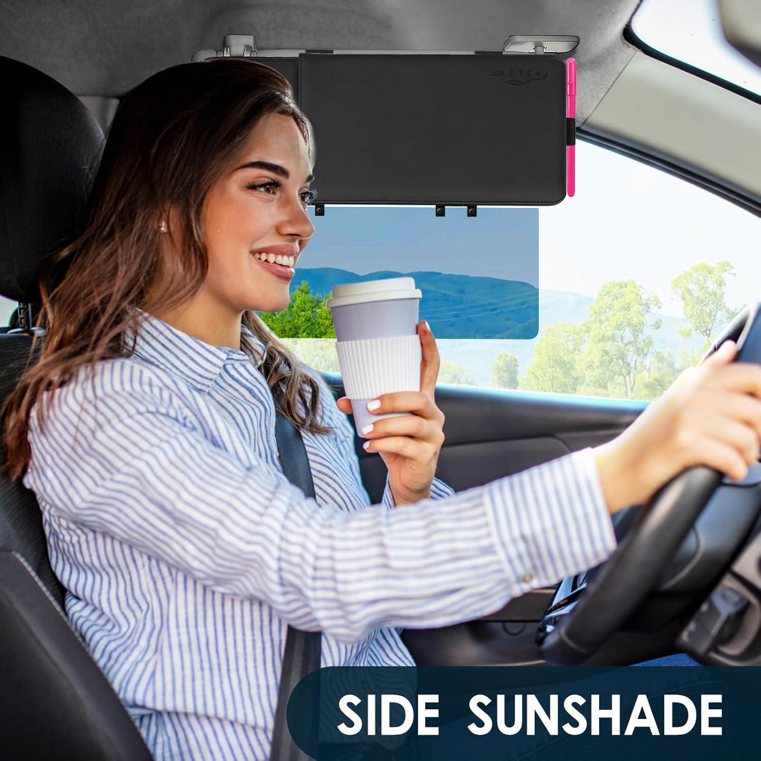 Extensor de Visera Solar Polarizada PJLJY con Soporte para Registro