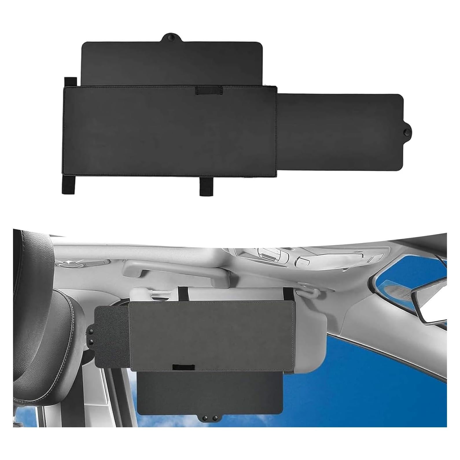 Extensor de Visera Solar para Auto Getfay 30.99x14.99cm Negro