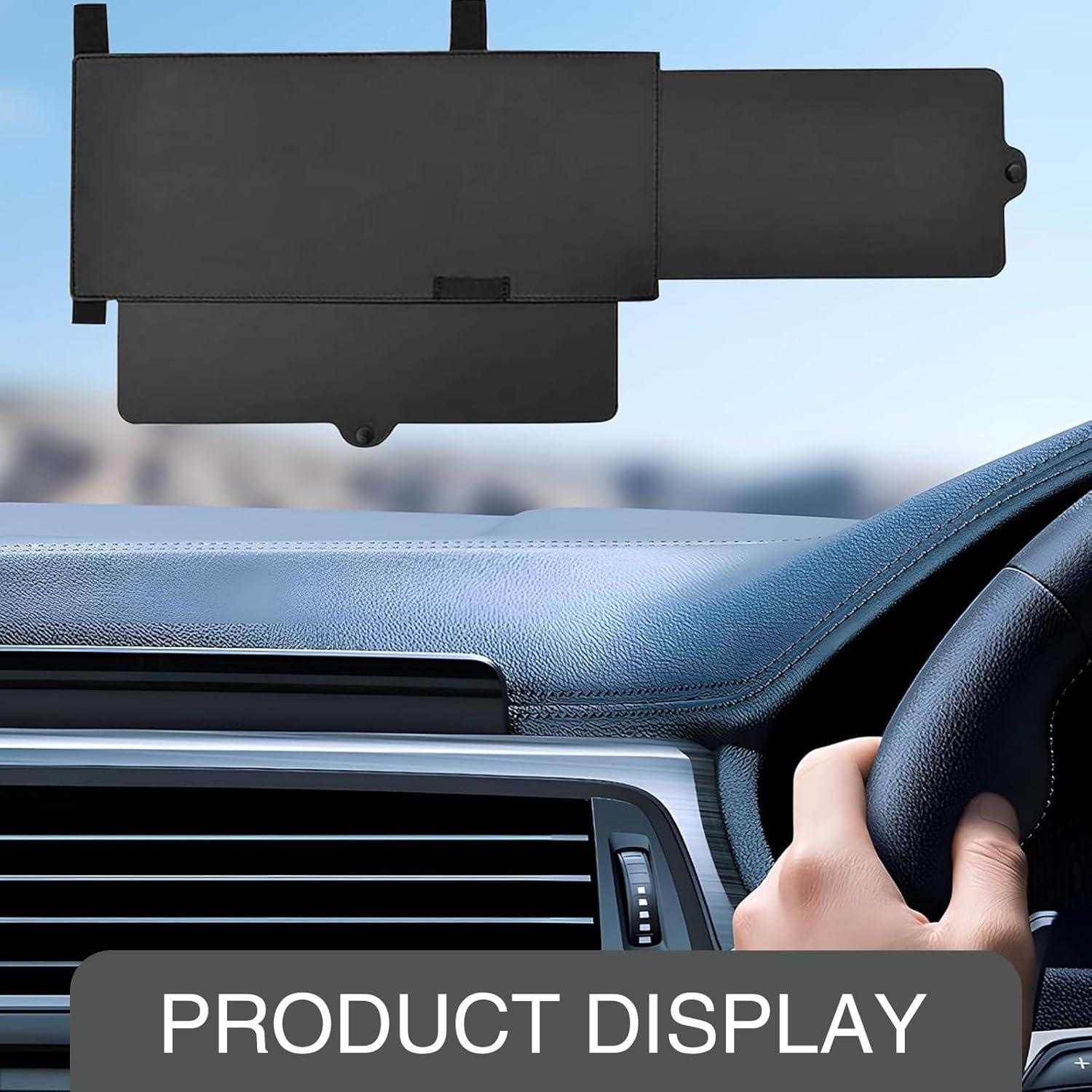 Extensor de Visera Solar para Auto Getfay 30.99x14.99cm Negro