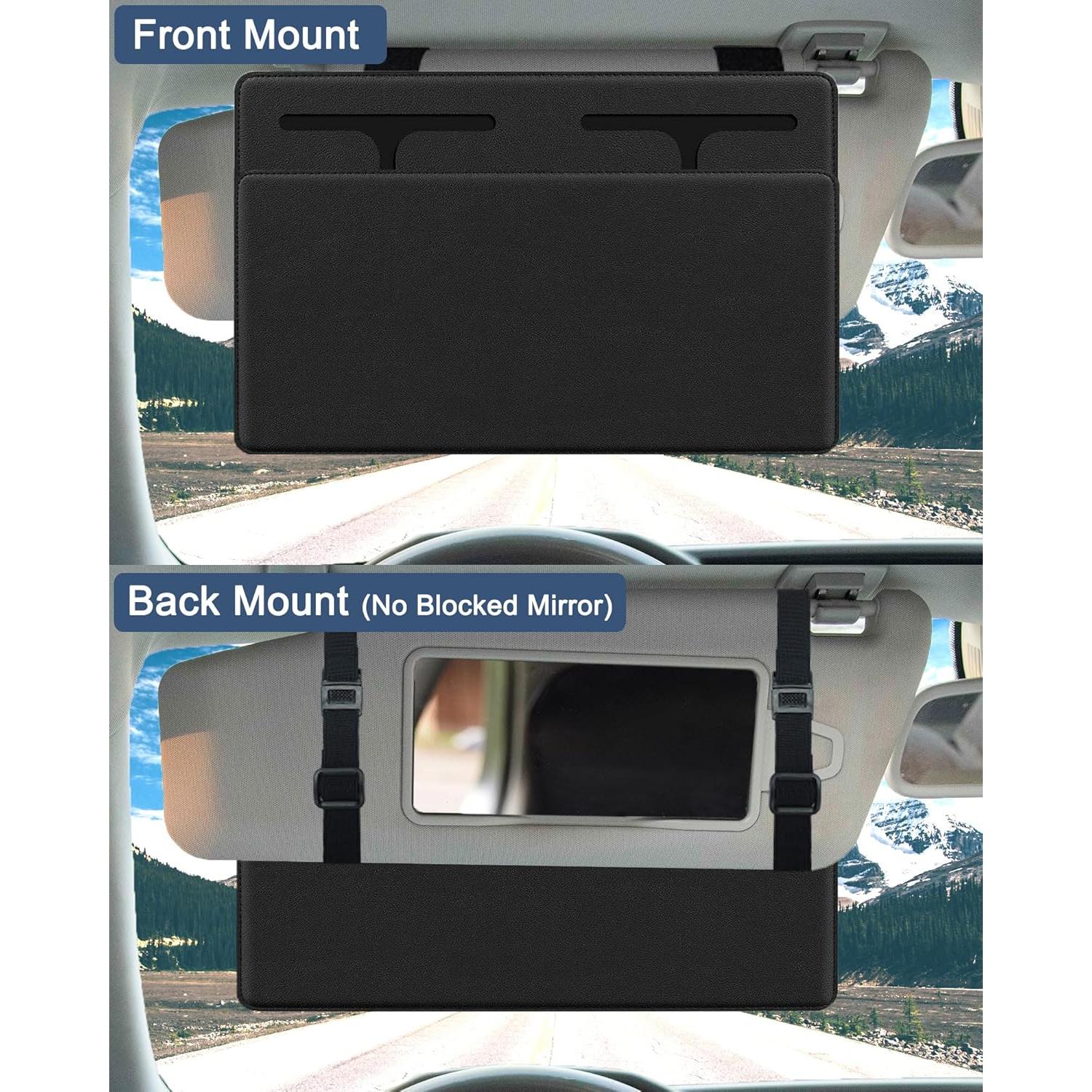 Extensor de Visera Solar NAZZO Negro para Coche Universal