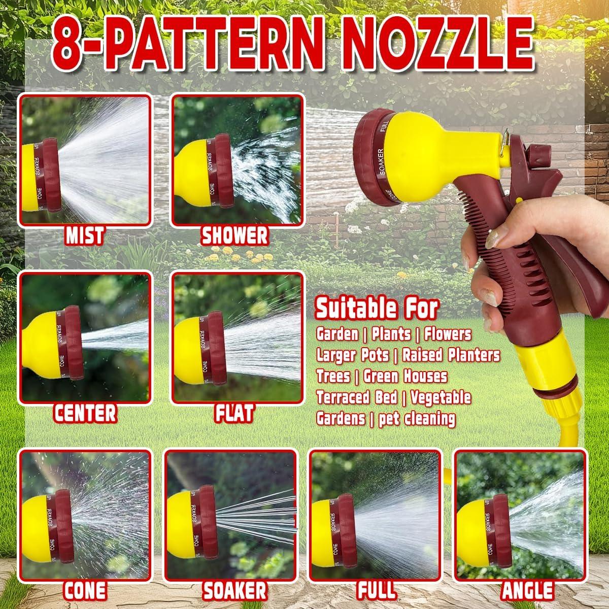 Carrete de Manguera Retráctil Leemeexaa 15.75m Amarillo