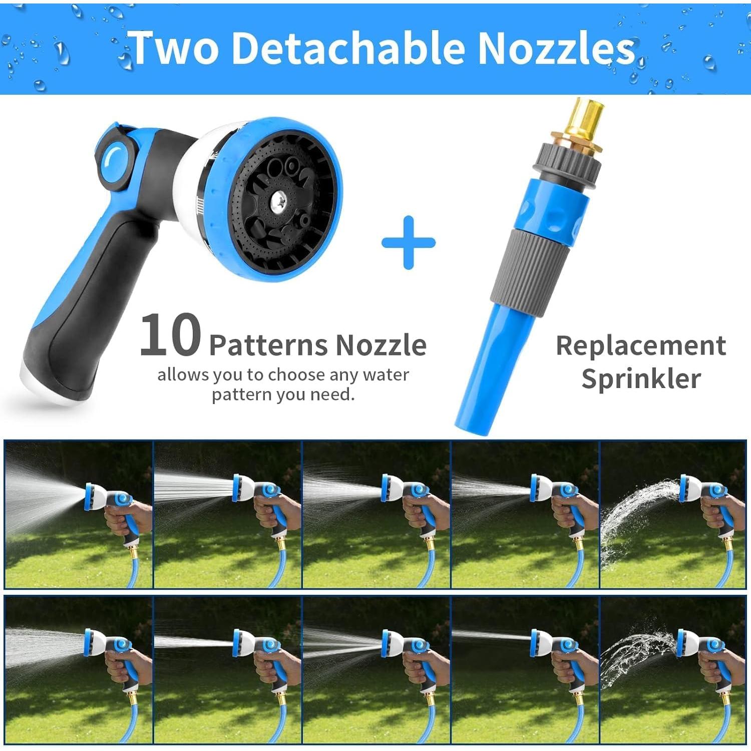 Carrete de Manguera de Jardín POEMSEA 30.48 m Retráctil Pared