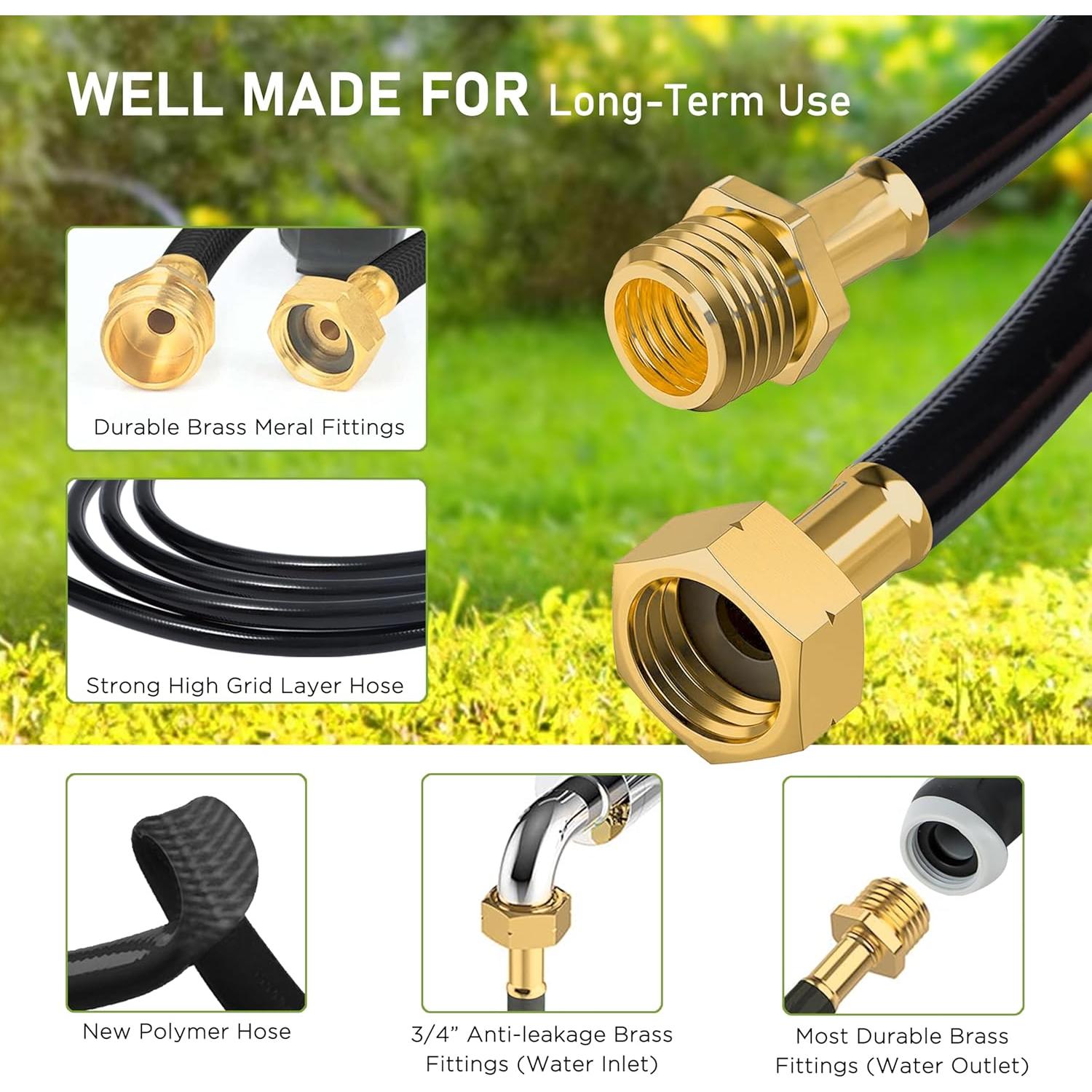 Carrete de Manguera Retráctil Tuyeho 30.48m Montaje en Pared