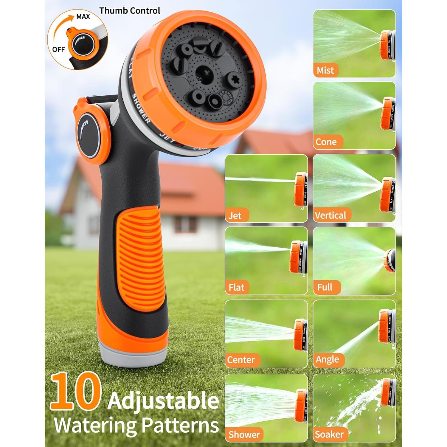 Carrete de Manguera de Jardín KOSOEUR 19.81 m Retráctil Automático