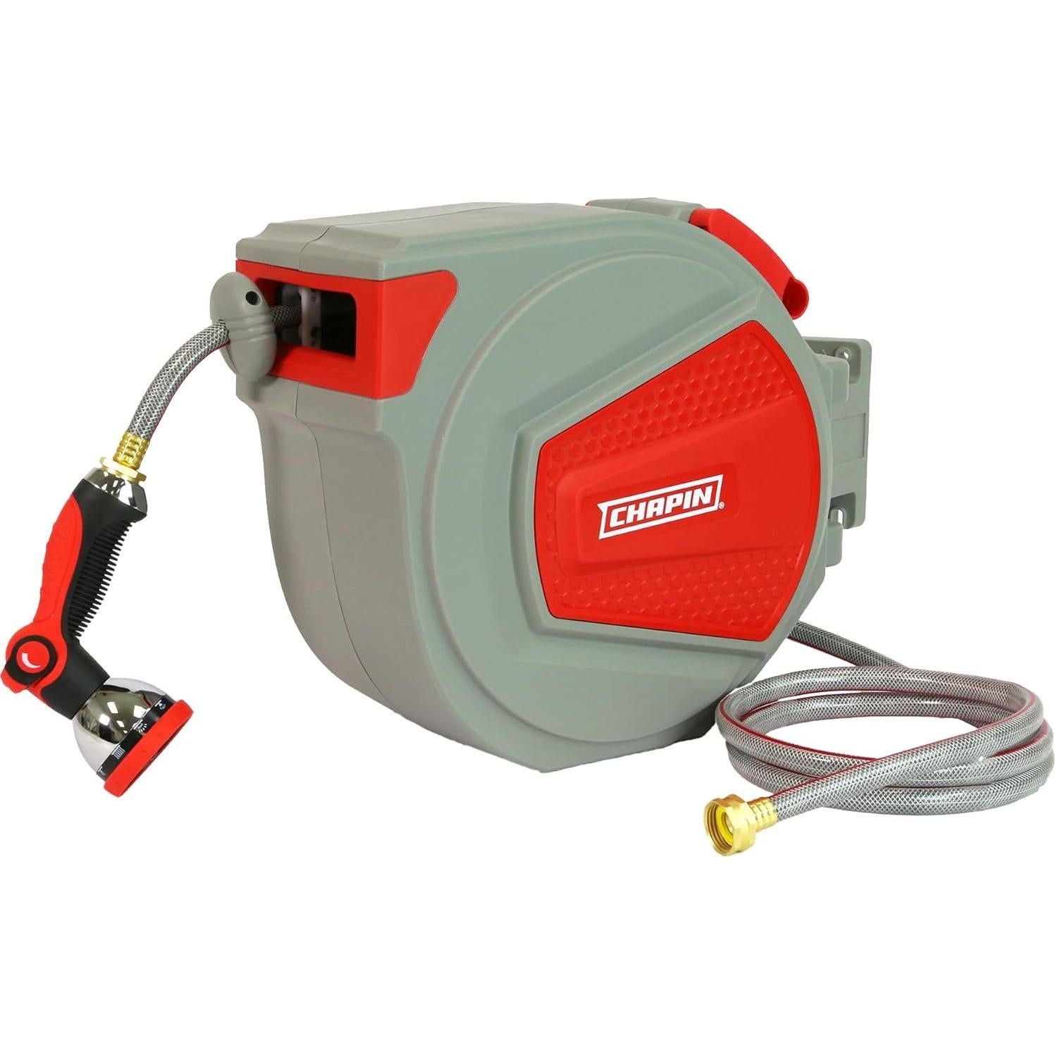Carrete de Manguera de Jardín Chapin 5999 20m Automático