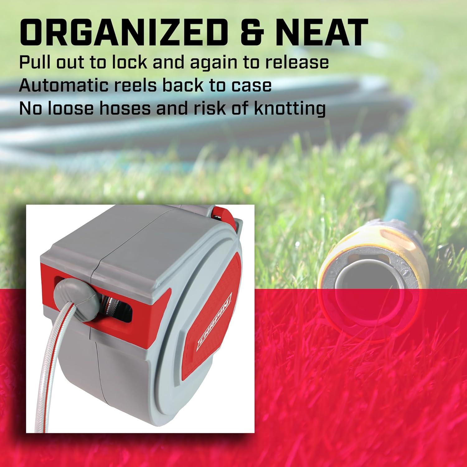 Carrete de Manguera de Jardín Chapin 5999 20m Automático