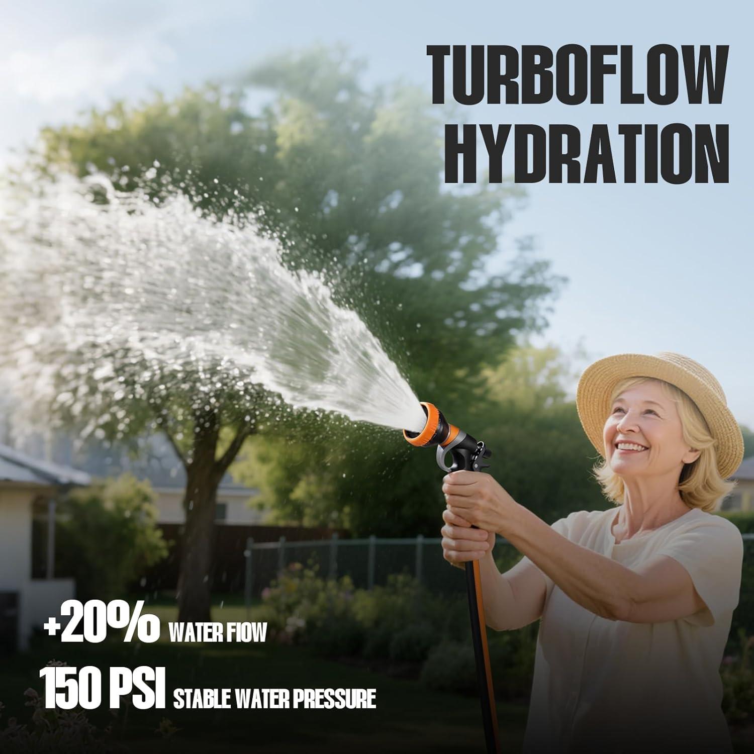 Carrete de Manguera Retráctil VOTREK 30.48 m Pared Automático