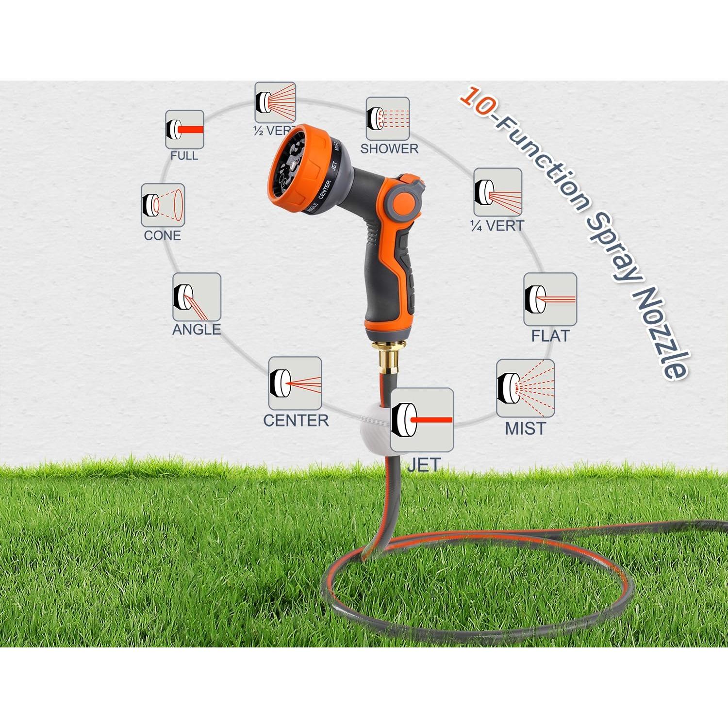 Carrete de Manguera de Jardín Blütezeit 30.48m Montaje en Pared