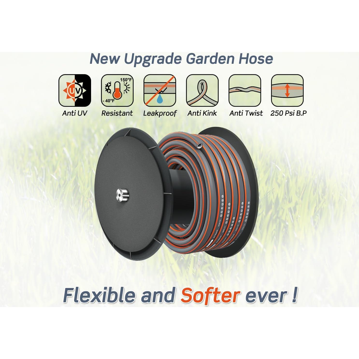 Carrete de Manguera de Jardín Blütezeit 30.48m Montaje en Pared