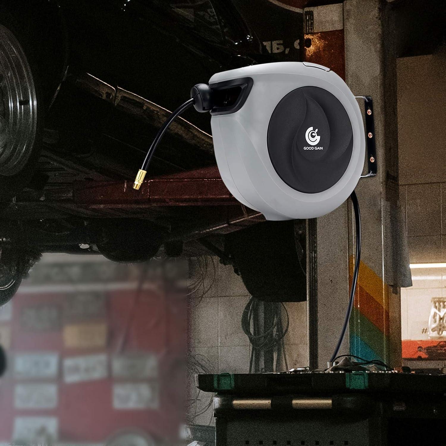 Carrete de Manguera de Aire G GOOD GAIN 15m 3/8" Automático