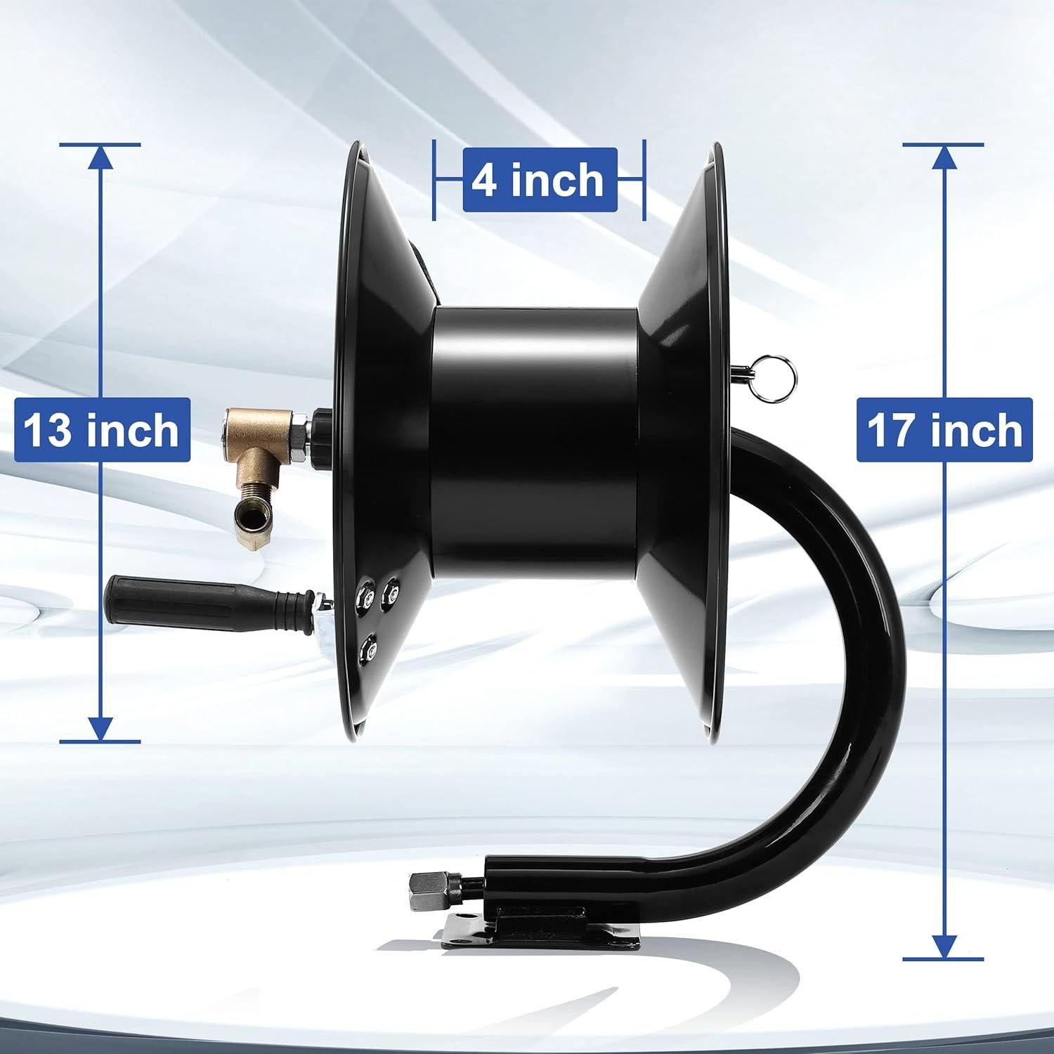 Carrete de Manguera de Lavadora a Presión M MINGLE 30.48m