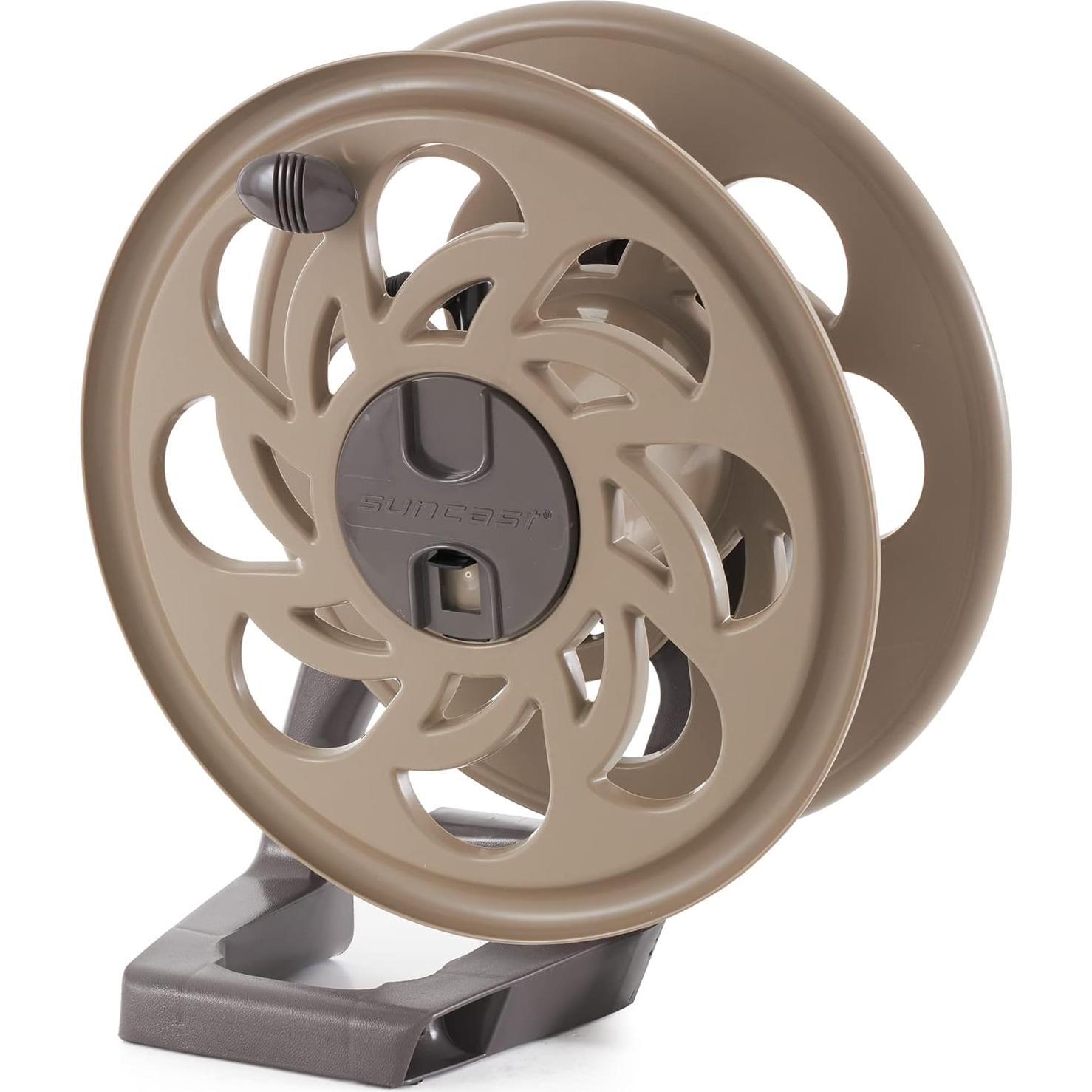 Carrete de Manguera Montado en Pared Suncast 125' Marrón