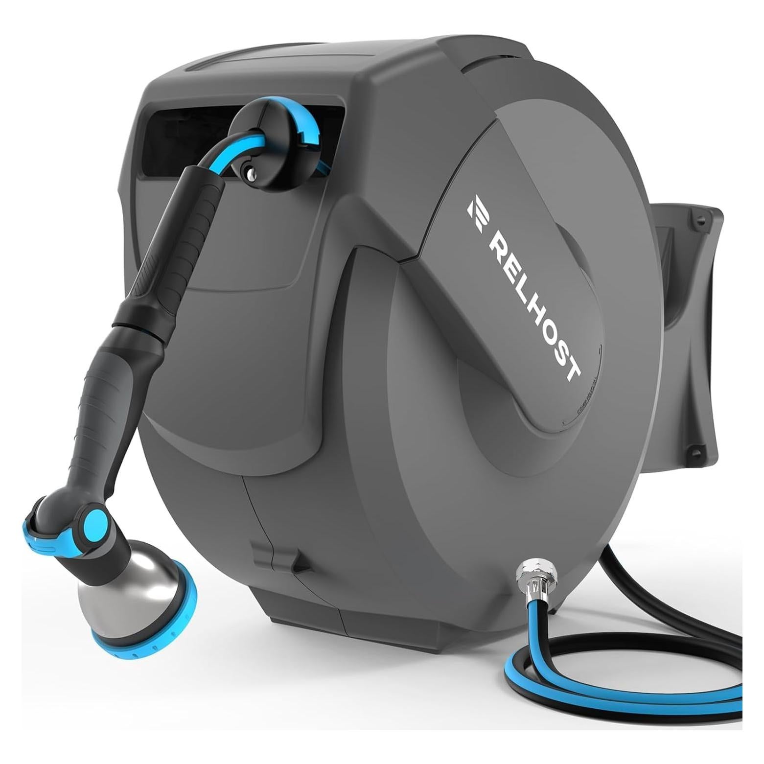 Carrete de Manguera Retráctil Relhost 5/8" x 20m Automático