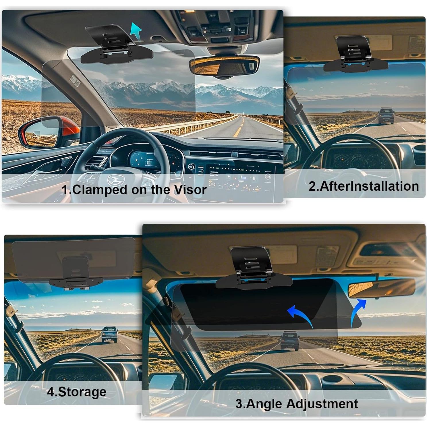 Extensor de Visera Solar LOMDC Z100 Antideslumbrante UV400