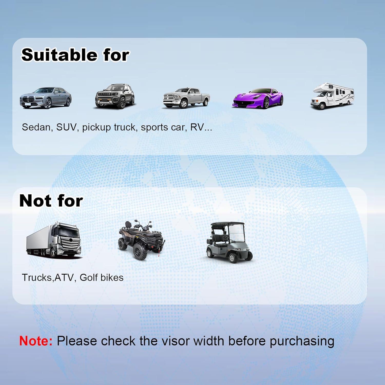 Extensor de Visera Solar LOMDC Z100 Antideslumbrante UV400