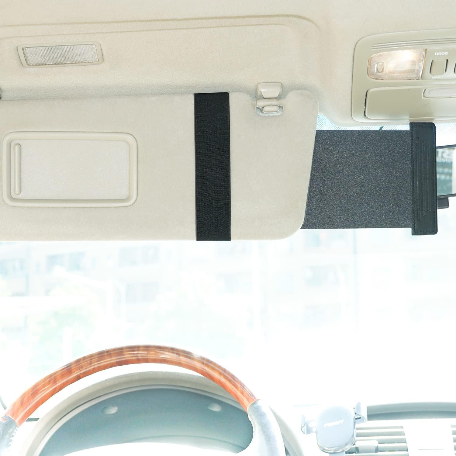 Organizador de Visera Solar TFY - Soporte para Gafas y Accesorios