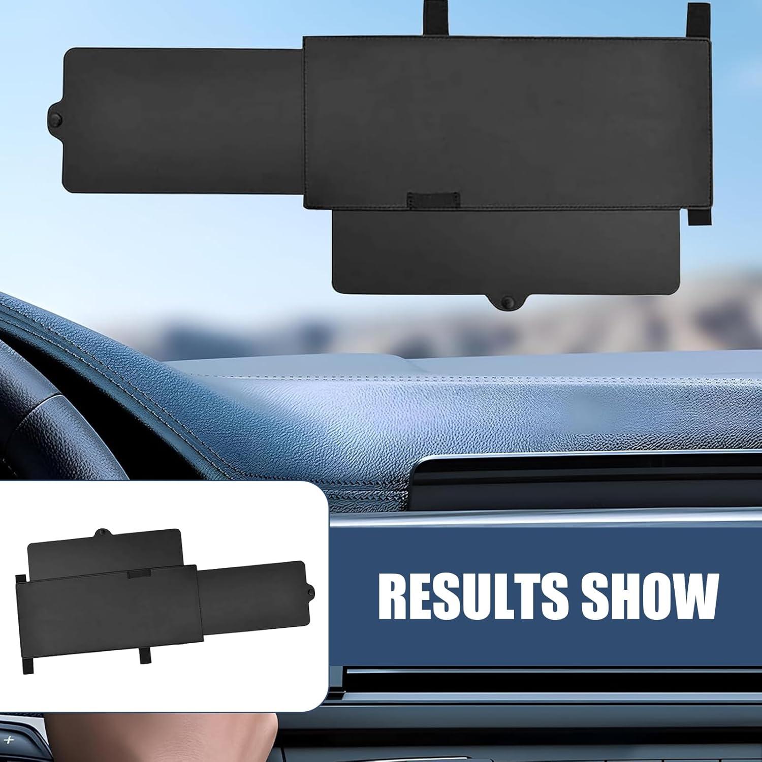 Extensor de Visera Solar MLY 30.99x14.99cm Ajustable Negro