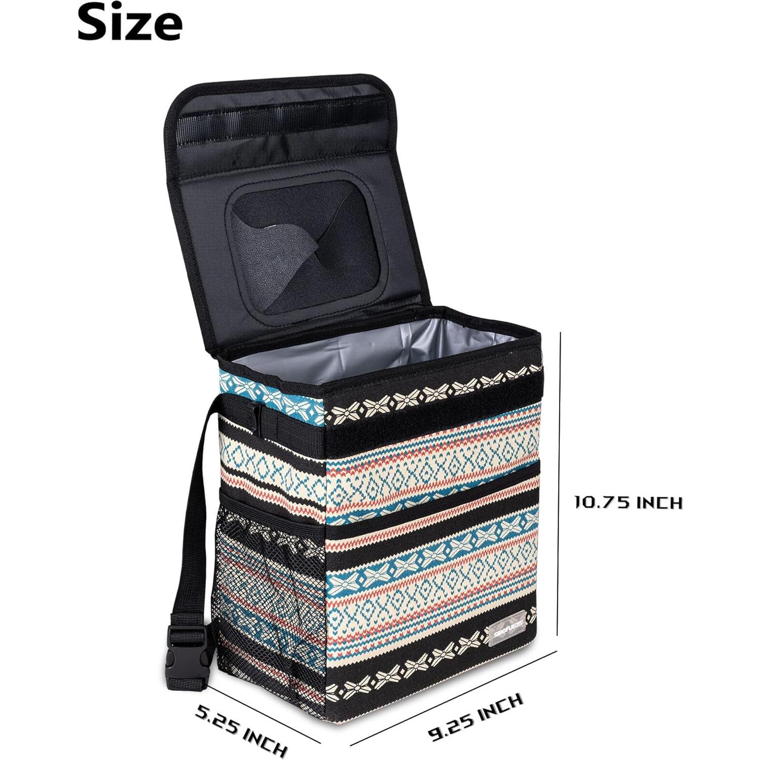 Basurero de Auto SIBOFUEGO 2.2 Galones a Prueba de Fugas Beige