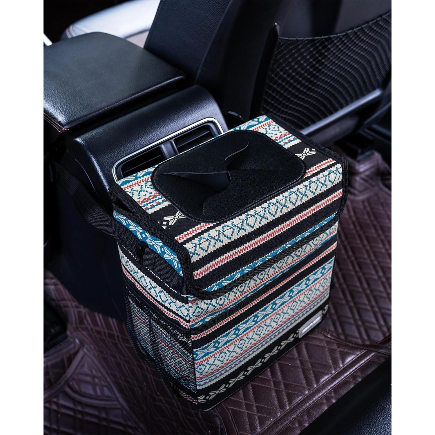 Basurero de Auto SIBOFUEGO 2.2 Galones a Prueba de Fugas Beige