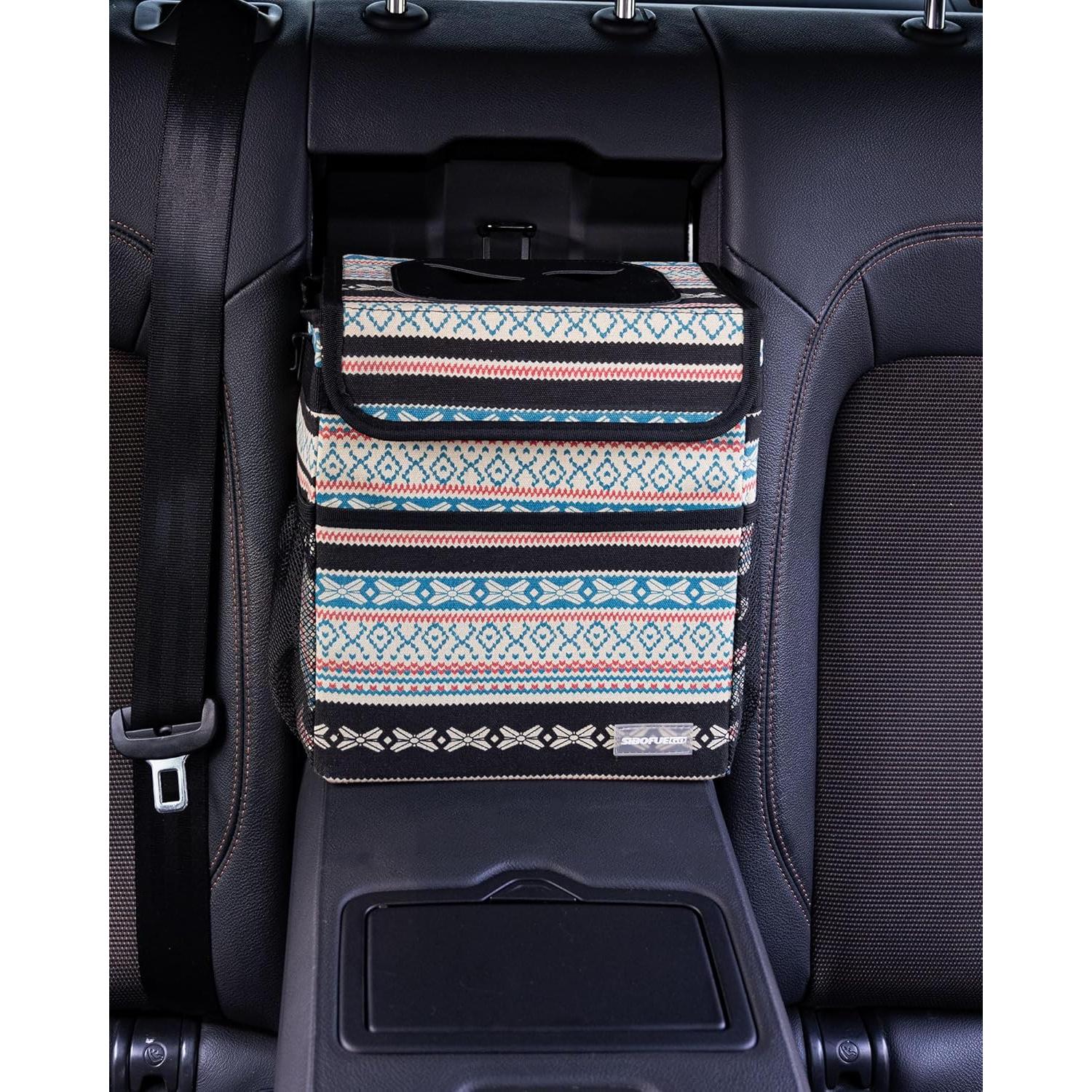 Basurero de Auto SIBOFUEGO 2.2 Galones a Prueba de Fugas Beige