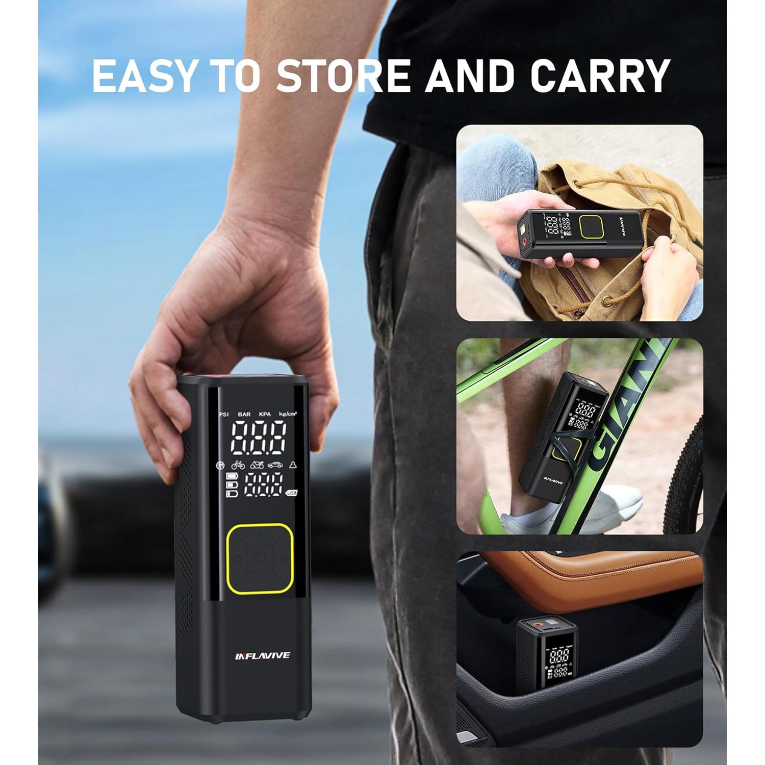 Compresor de Aire Portátil InflaVive ATJ-8766 150 PSI