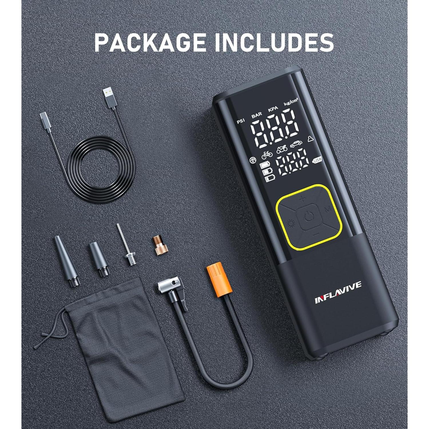 Compresor de Aire Portátil InflaVive ATJ-8766 150 PSI