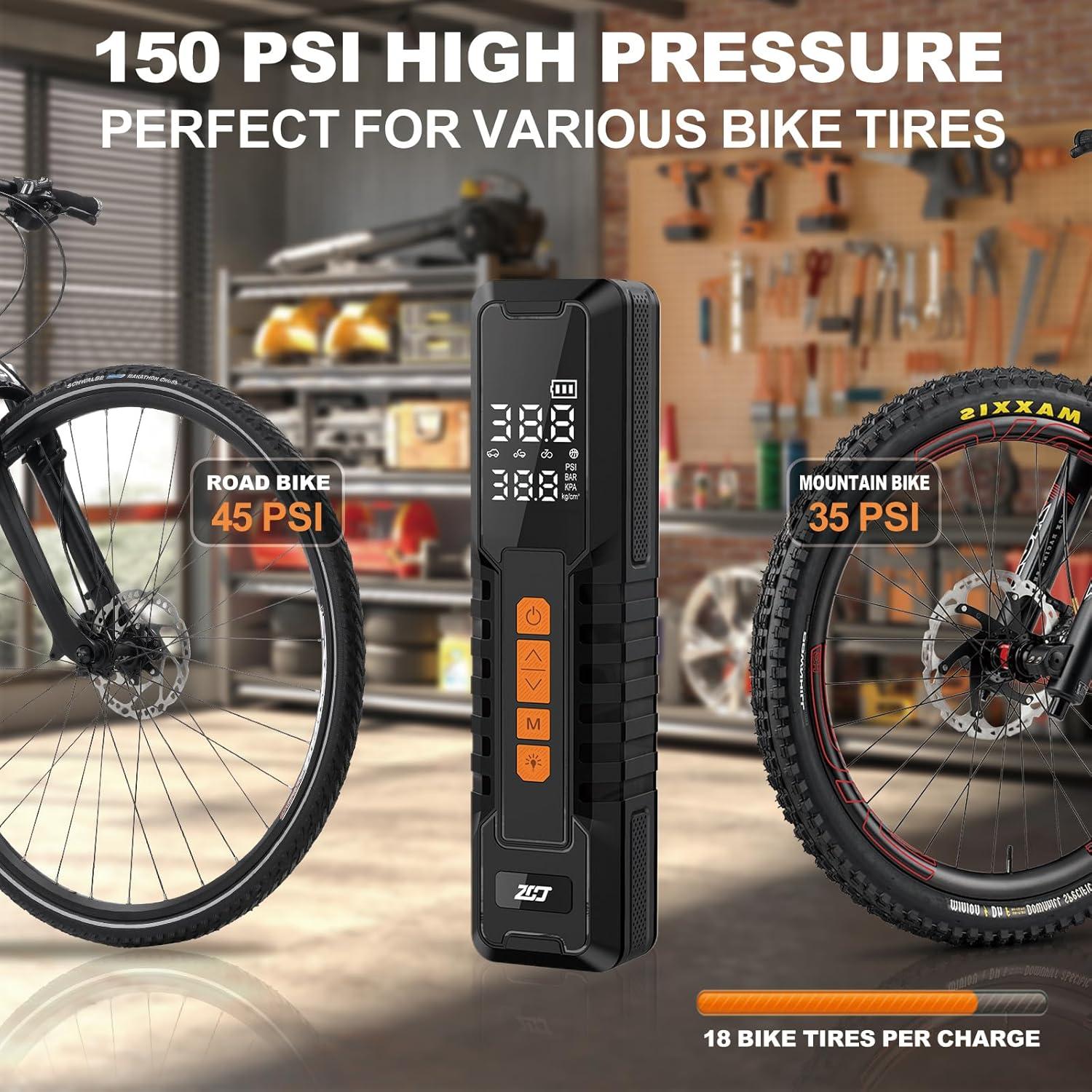 Compresor de Aire Portátil MLDMNHA 150PSI Batería 6000mAh