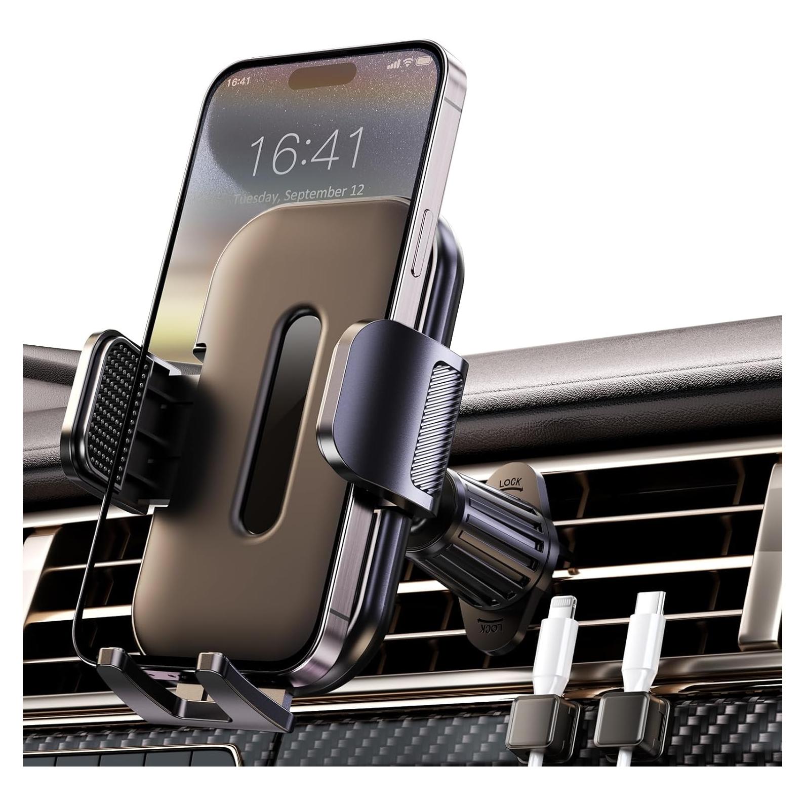 Soporte de Teléfono para Coche NIYEVN con Clip de Metal Ajustable