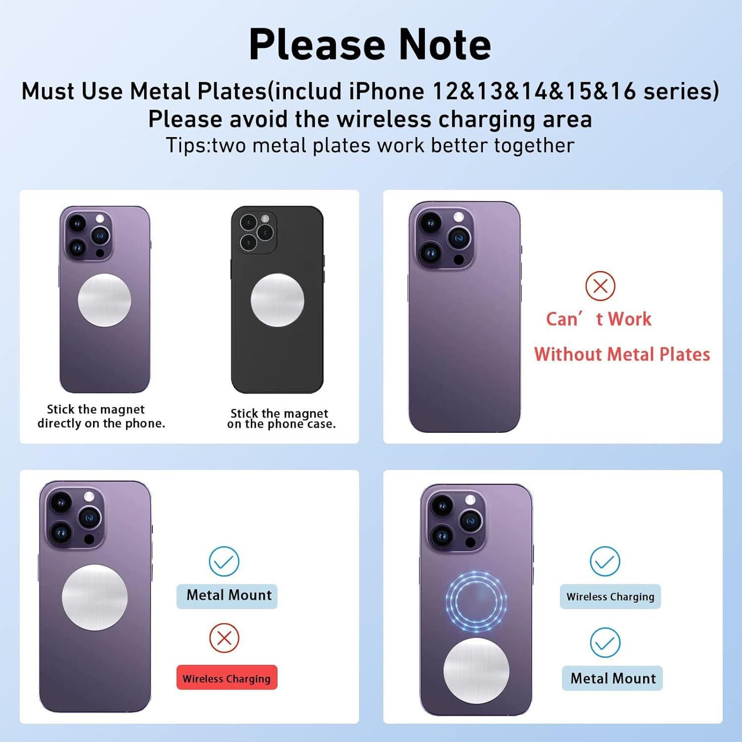 Soporte Magnético para Teléfono de Coche ZChan Civic 2022-2025