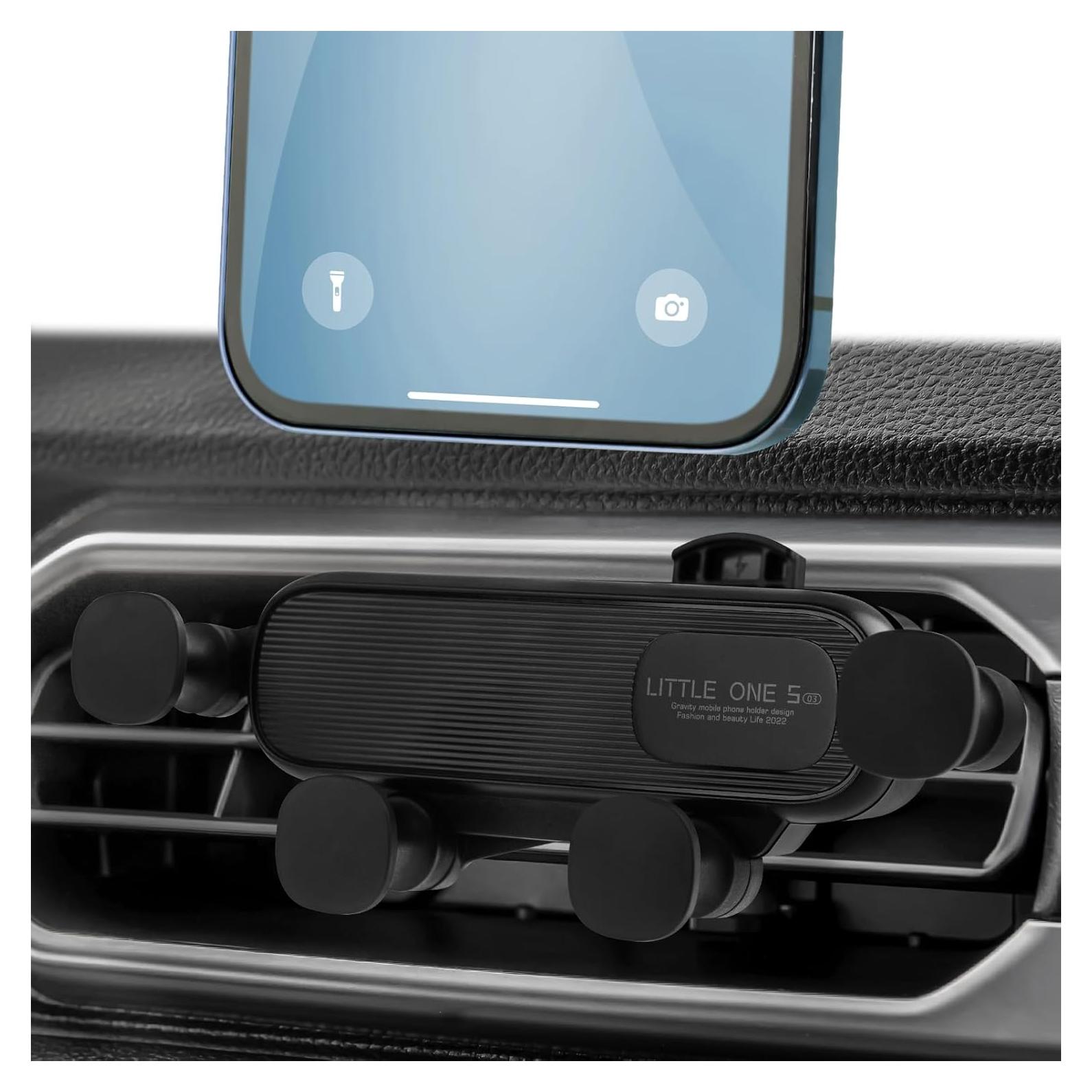 Soporte para teléfono de coche Ouuze Q1-3555195, negro