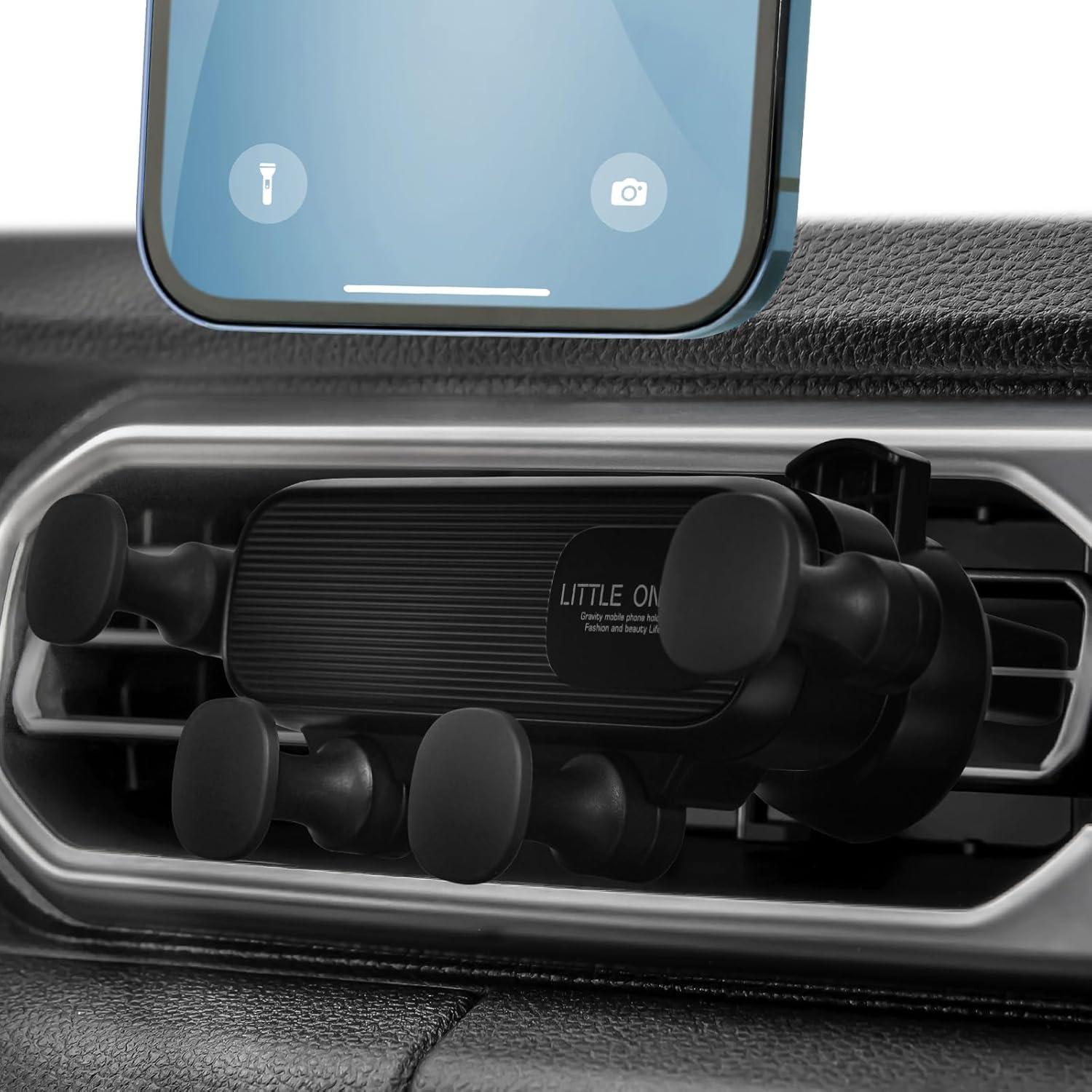 Soporte para teléfono de coche Ouuze Q1-3555195, negro