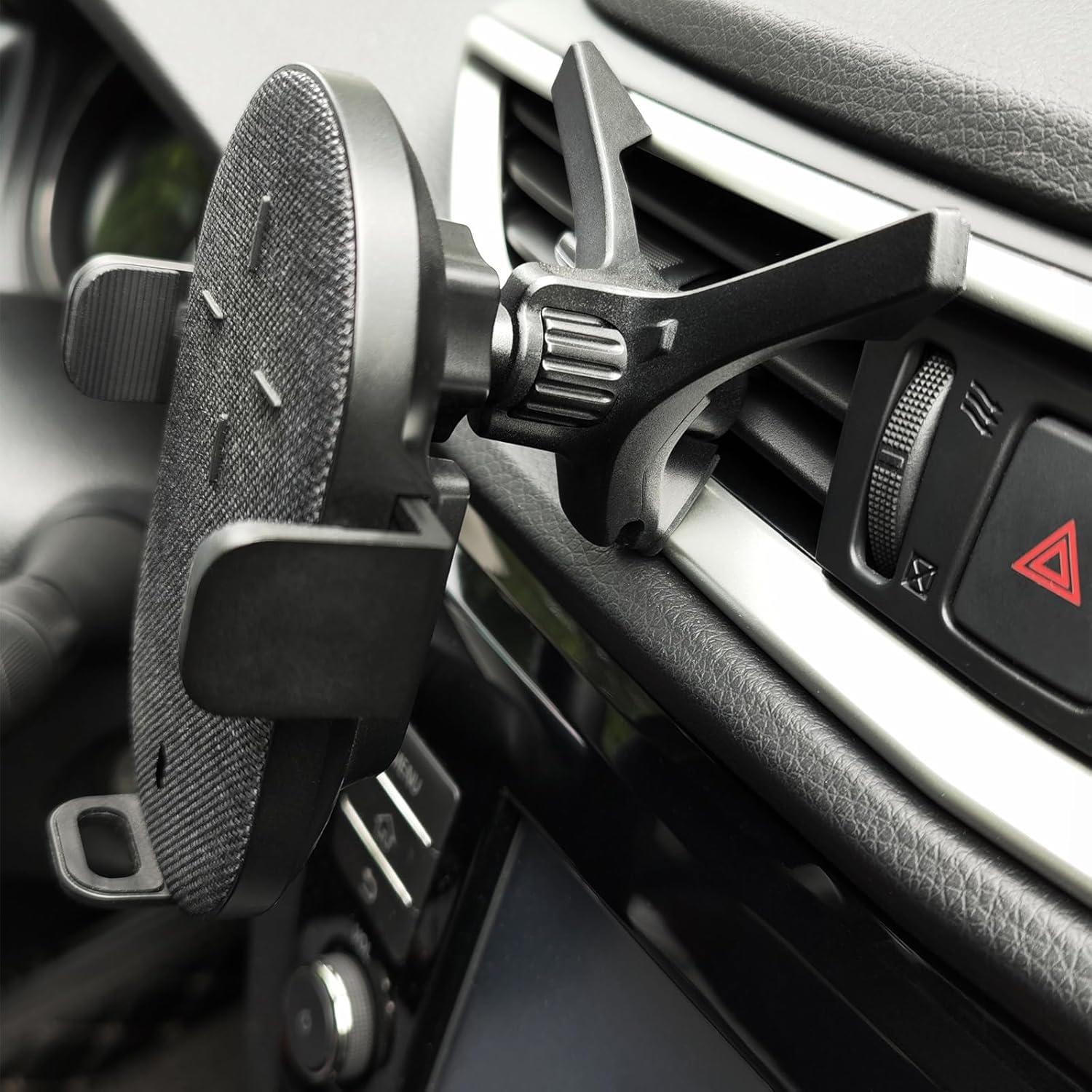 Soporte de Teléfono para Ventilación de Coche Genérico Negro