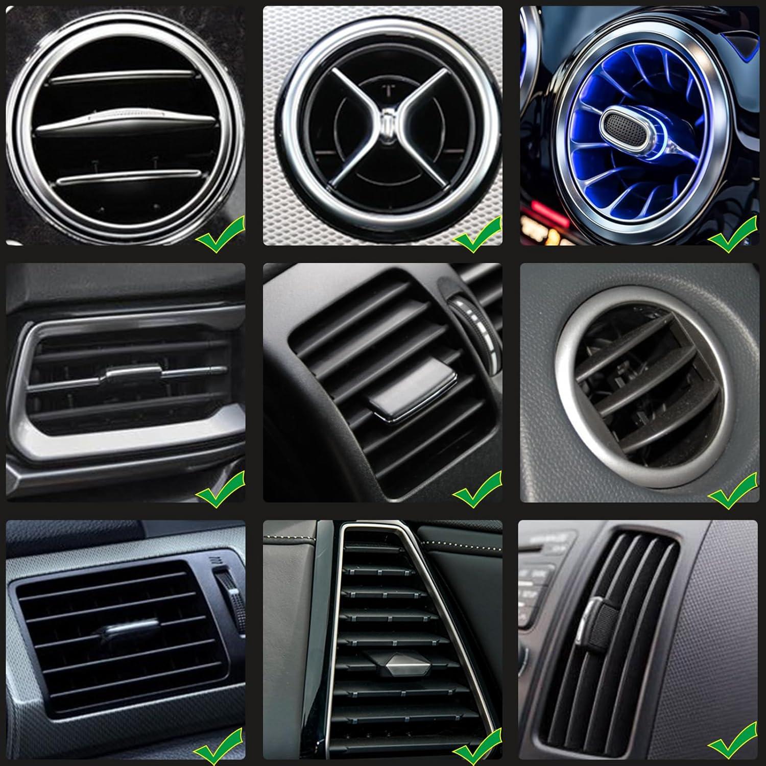 Soporte de Teléfono para Ventilación de Coche Genérico Negro