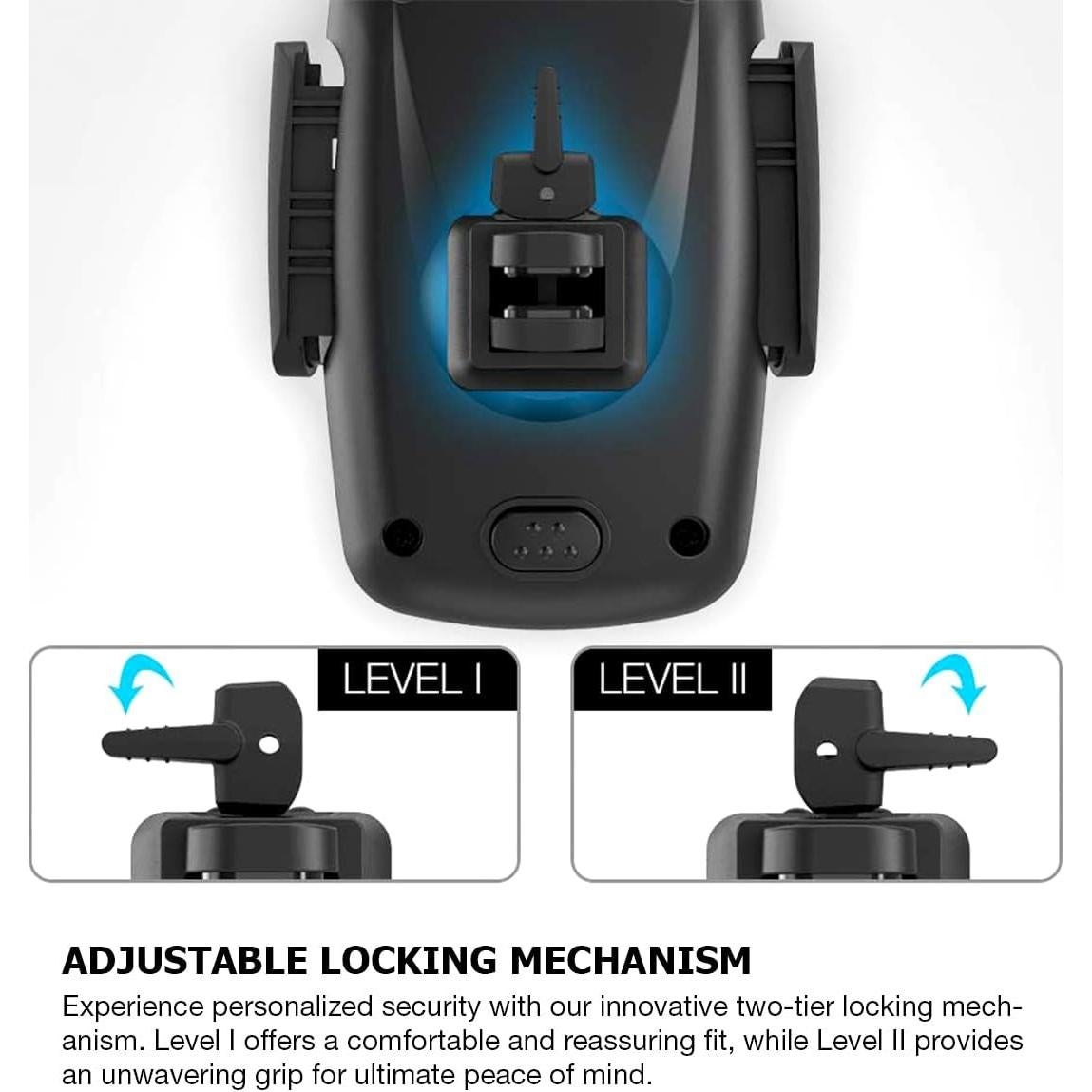 Soporte para Teléfono en Ventilación Styth Tech Ajustable Negro