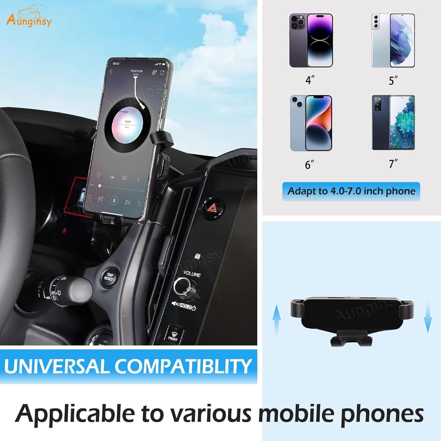 Soporte para Teléfono de Auto Aunginsy para Subaru Crosstrek/WRX 2022-2024