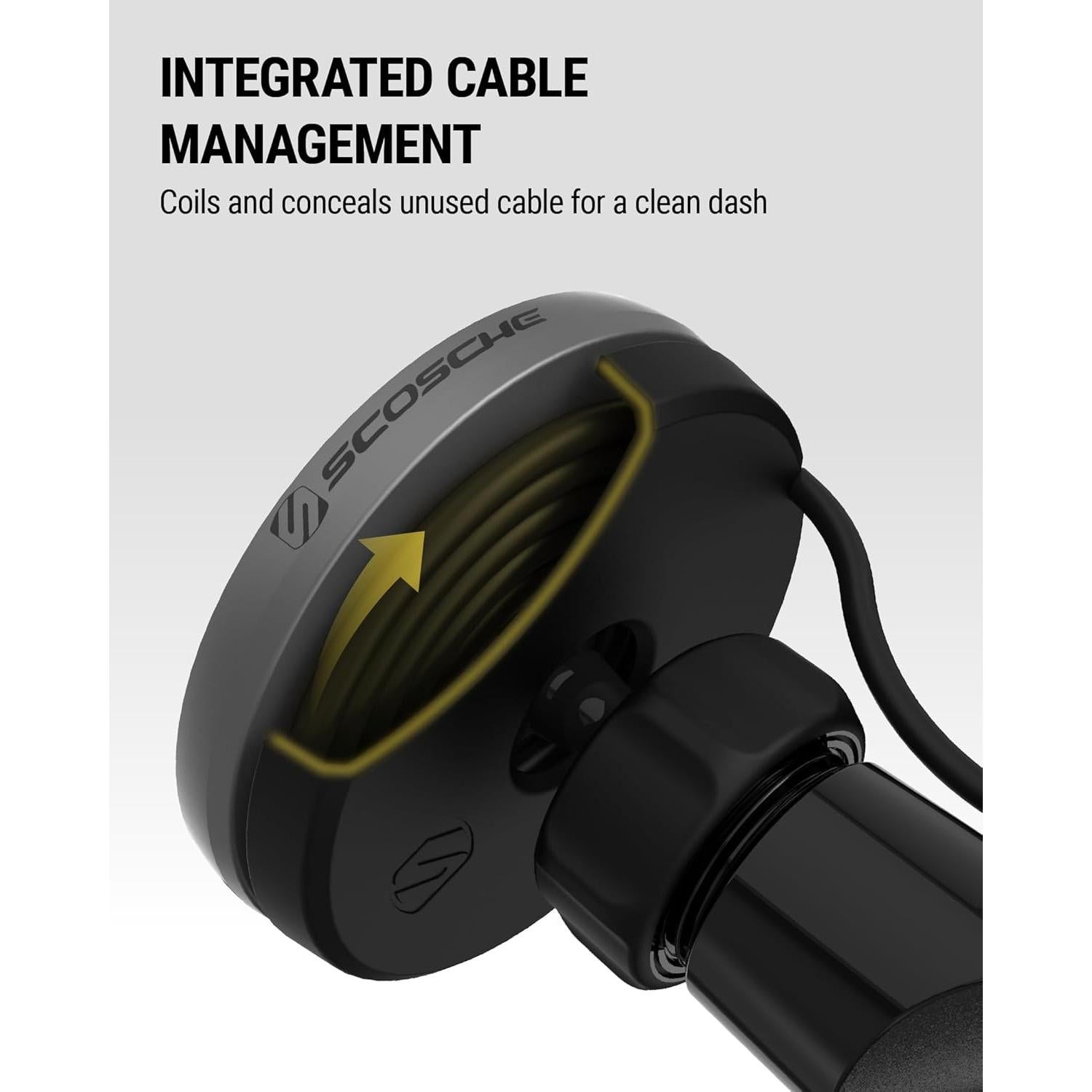 Cargador Inalámbrico para Auto Scosche Qi2 15W MagSafe