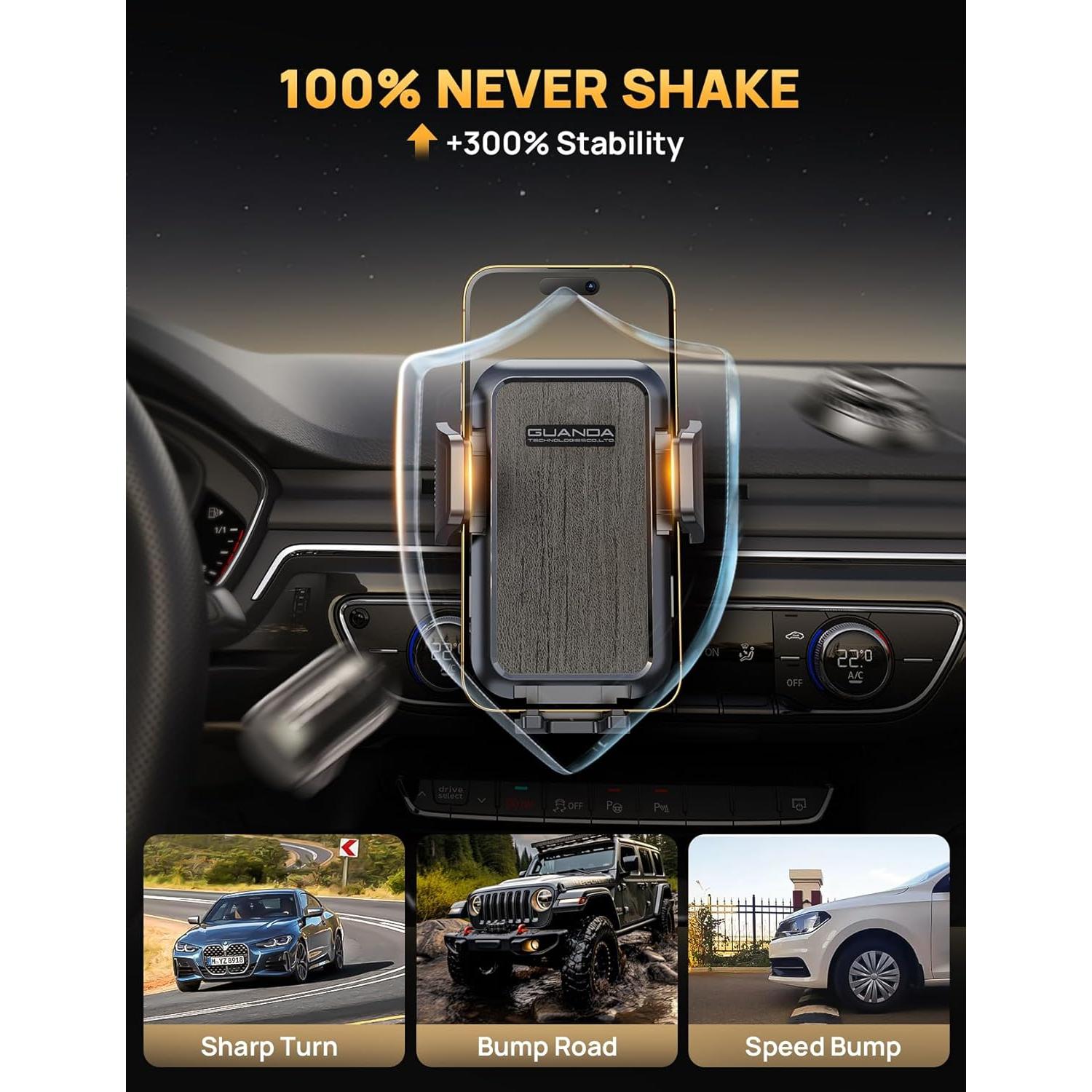 Soporte para Teléfono CD Guanda Gris Ajustable 360°