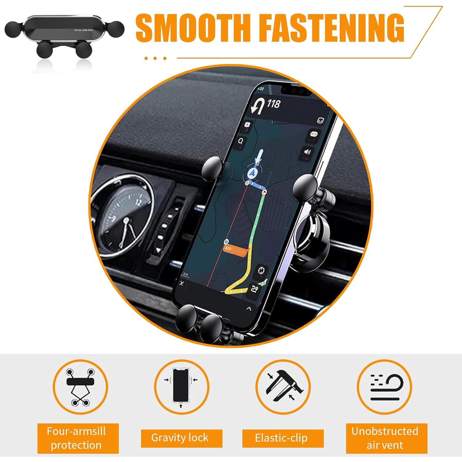 Soporte para Teléfono en Ventilación de Auto Polcatay Ajustable