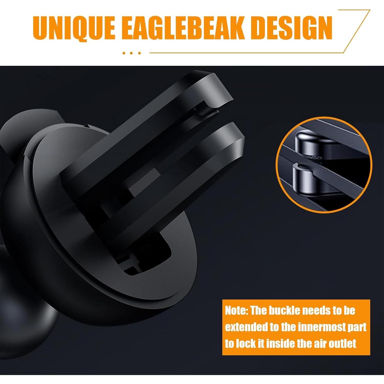 Soporte para Teléfono en Ventilación de Auto Polcatay Ajustable