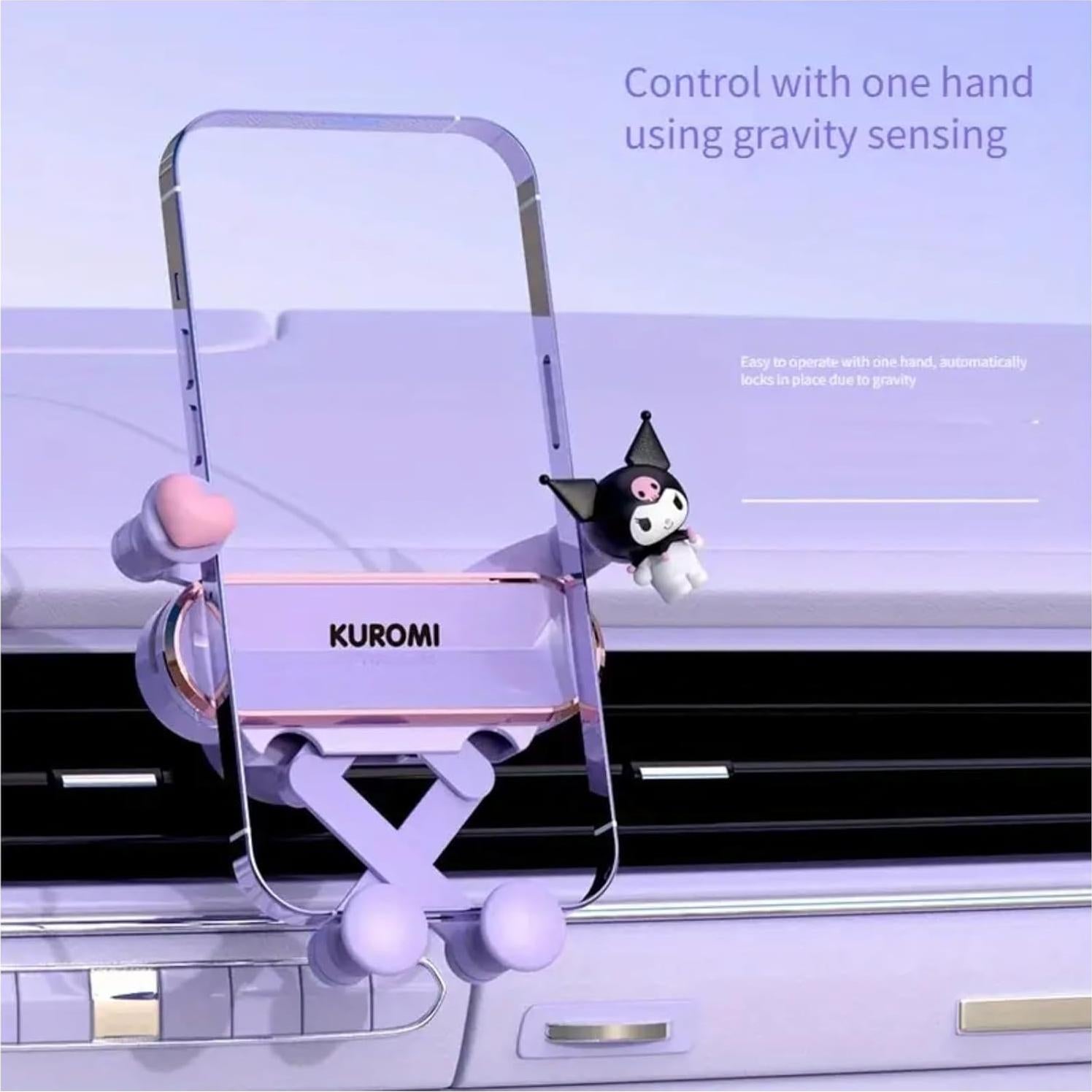 Soporte para Teléfono de Coche Kawaii Rosa - Universal
