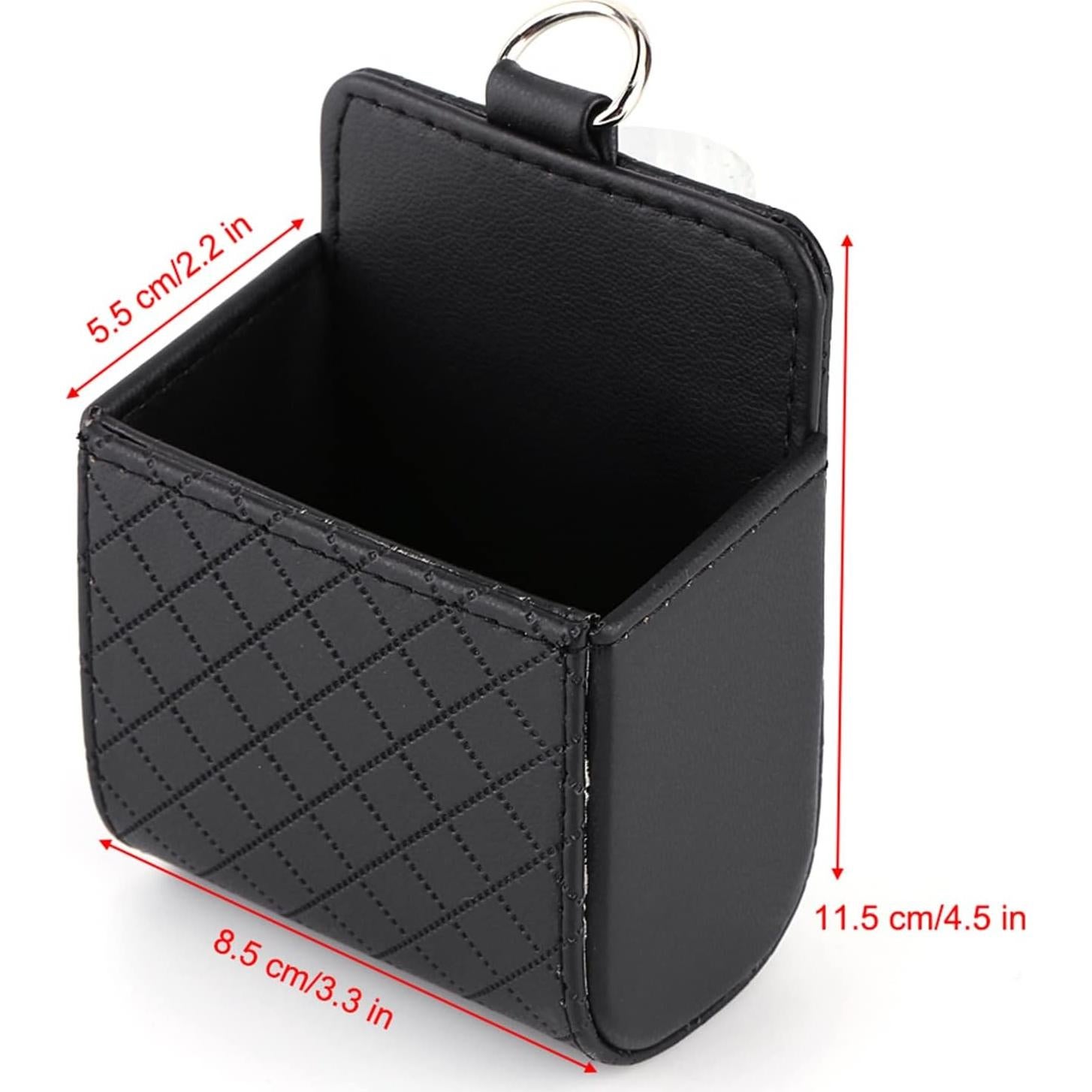 Bolsa de Almacenamiento para Ventilación de Auto Lwuey - Cuero Sintético